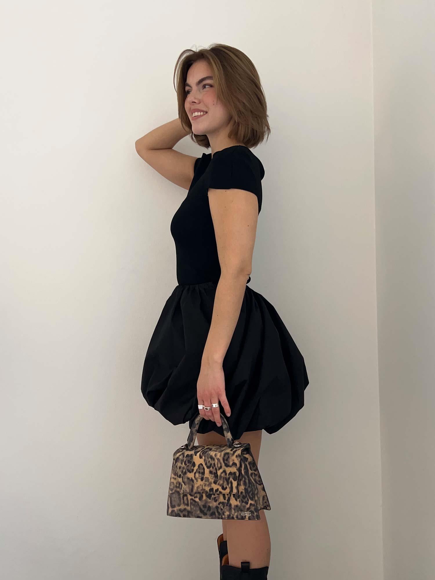 Amani Fitted Top - Black