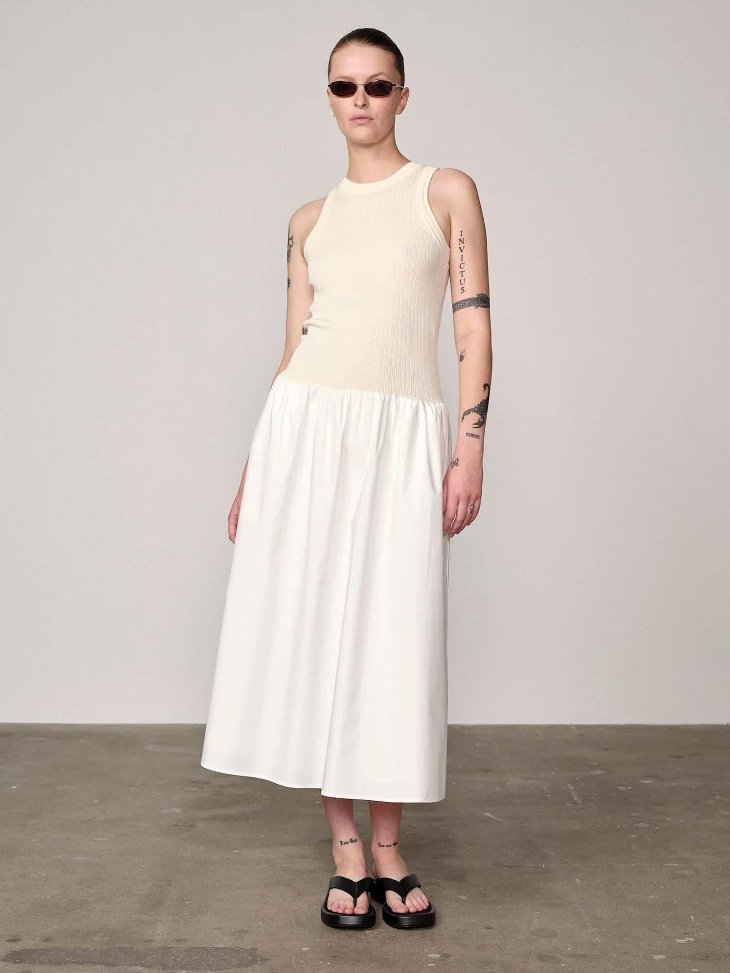 Watson Knit Dress - Off White