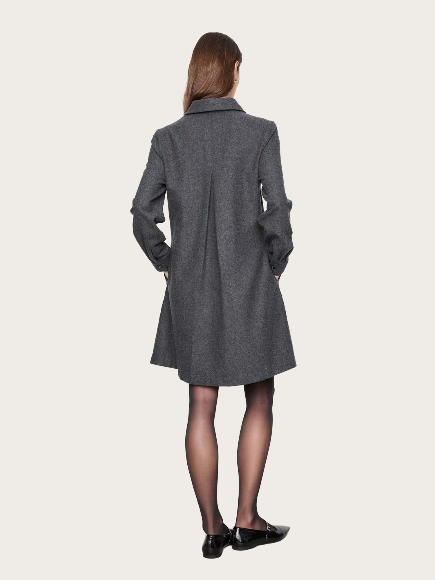 Odette Dress - Grey Melange