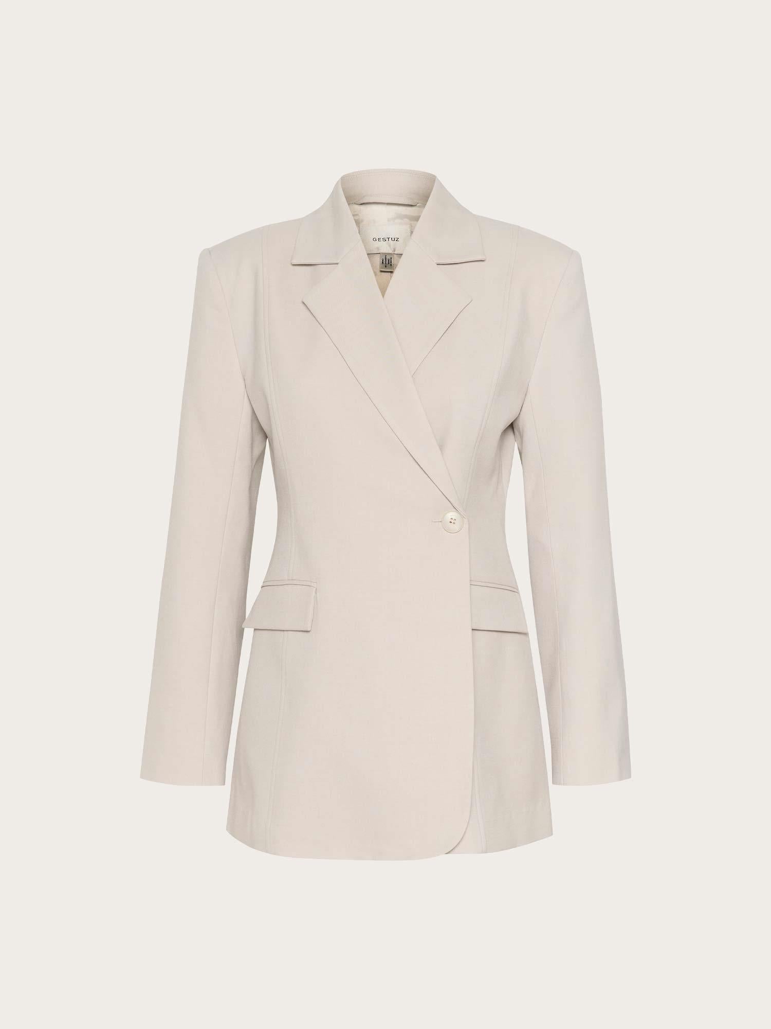 Dagny Blazer - White Onyx Mel