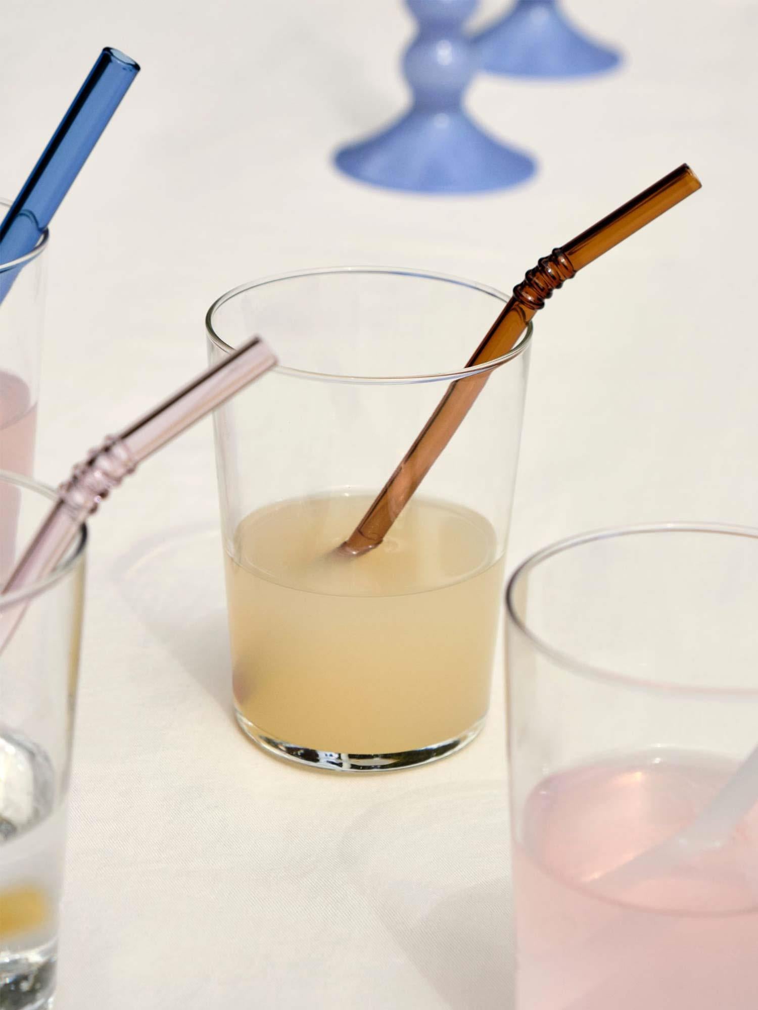 Sip Swirl Straw Set of 4 - Opaque Mix