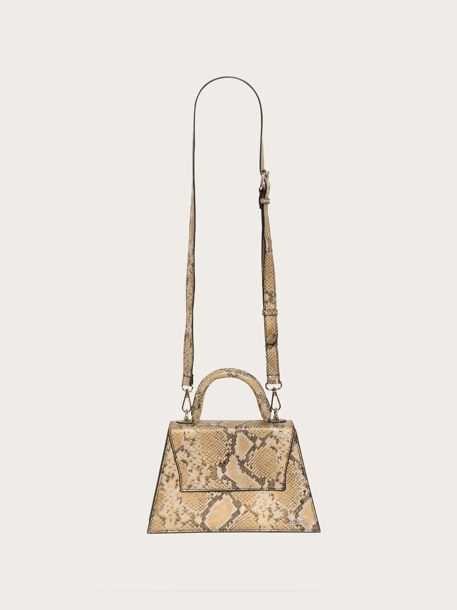 GZharvey Snake Bag - Snake Print Leather