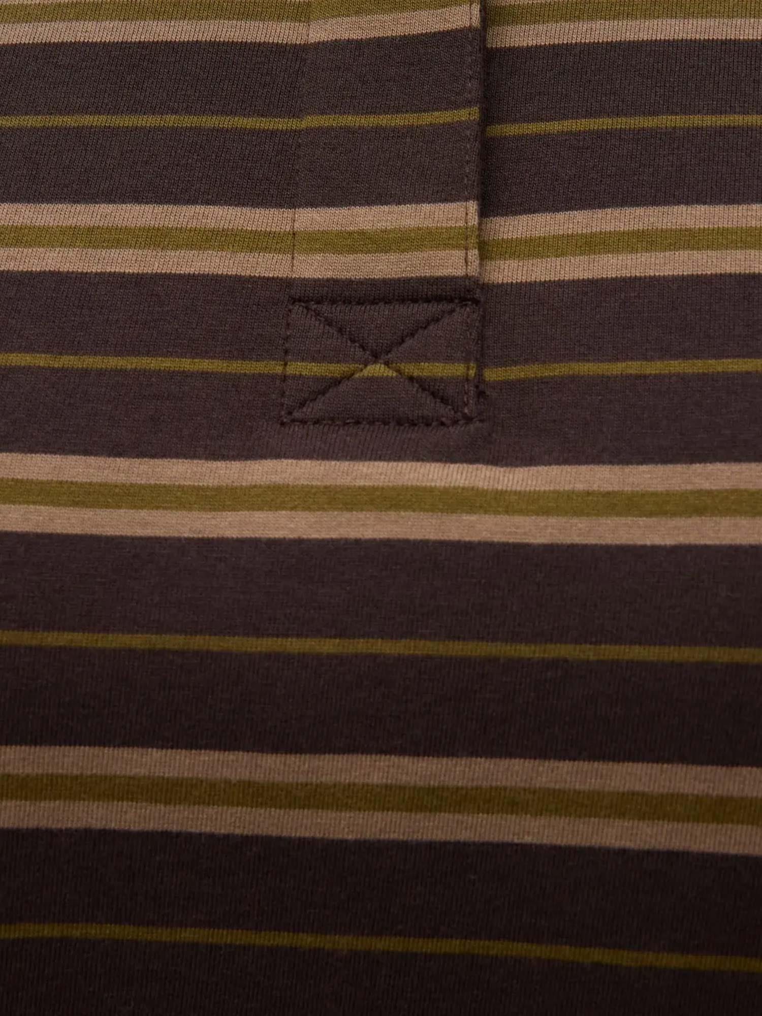 Enkulla LS Polo ST - Olive Torte Stripe