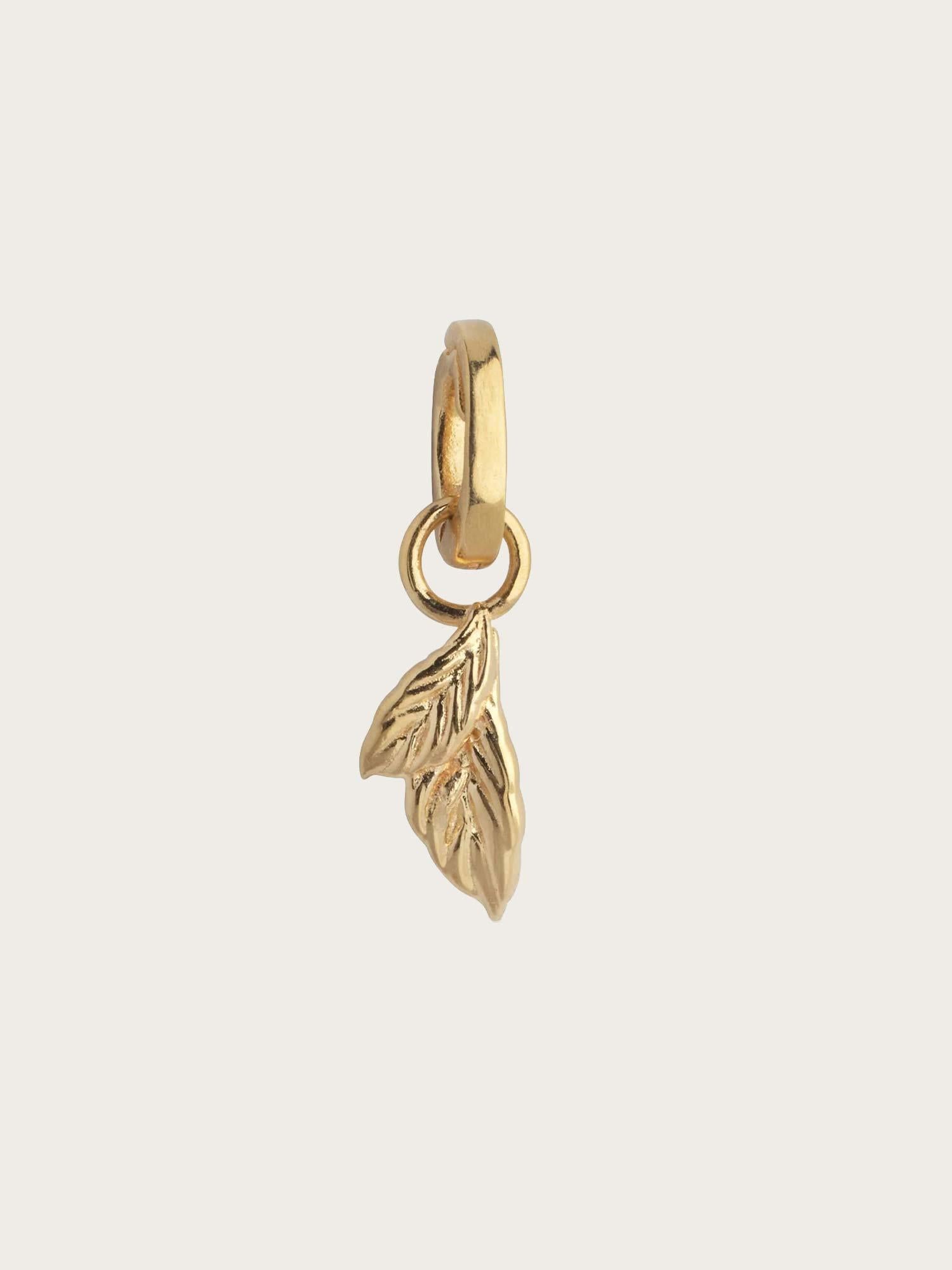 Charm Organic Double Leaf - Gold