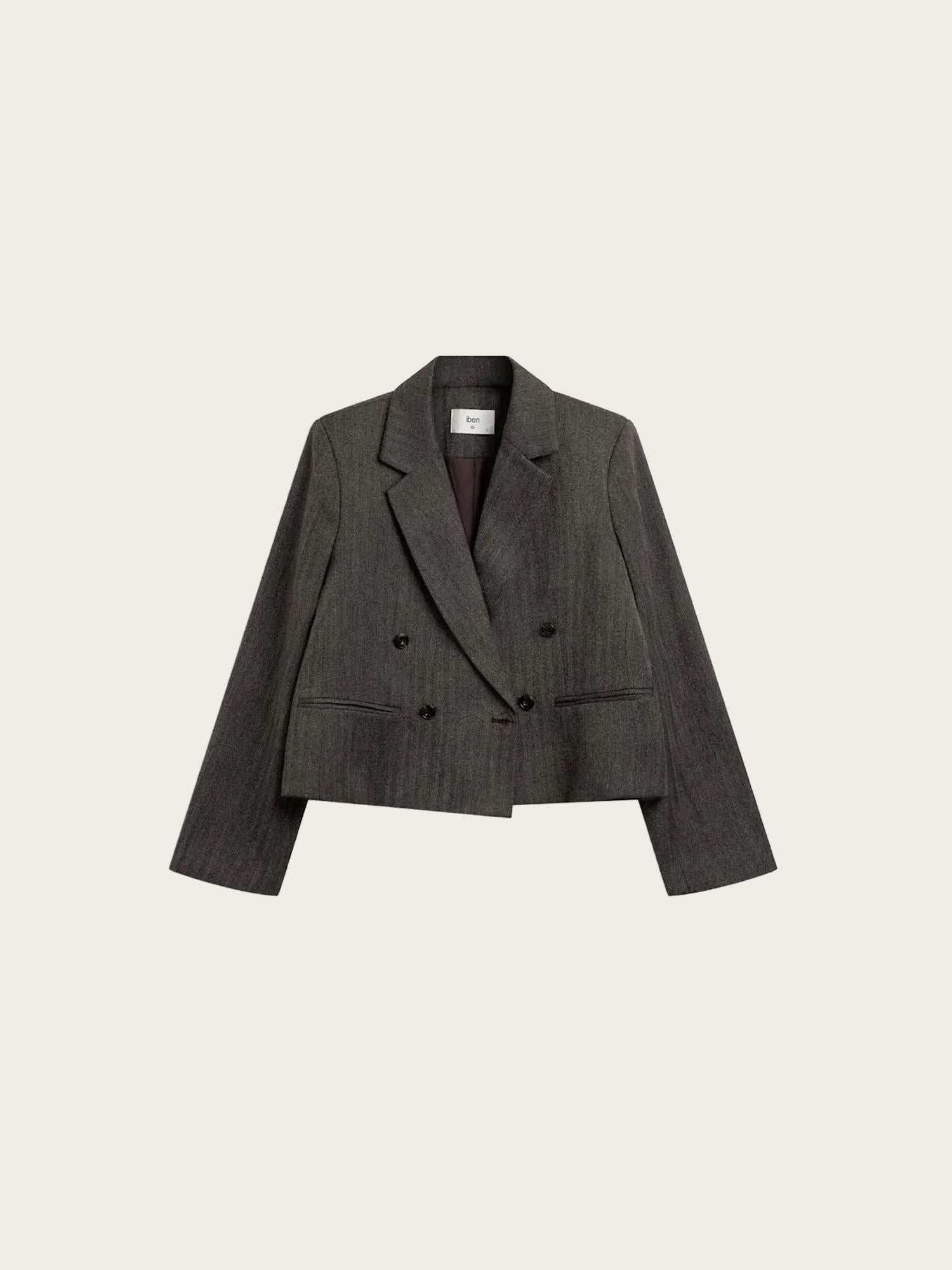 Gaia Strctured Blazer - Espresso