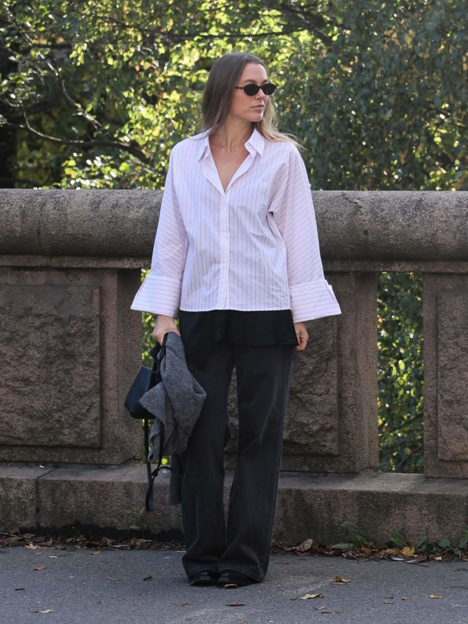 QOMO X Iben Atari Shirt - White/Red Stripe