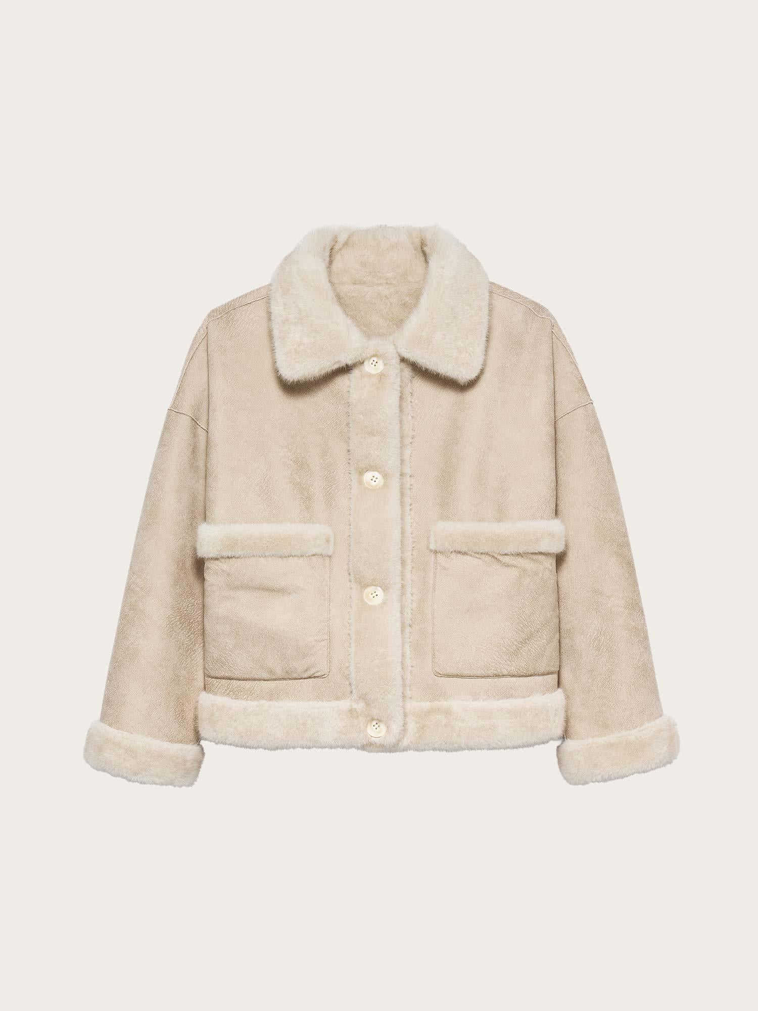 Faje Faux Mink - Beige