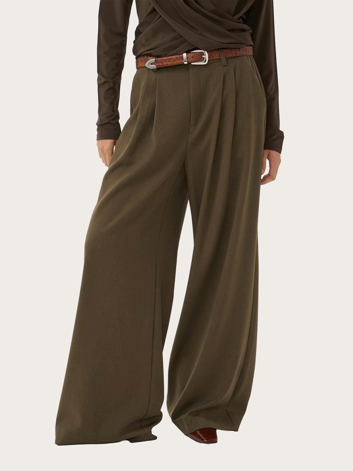 Stacy MW Pants - Slate Black Melange