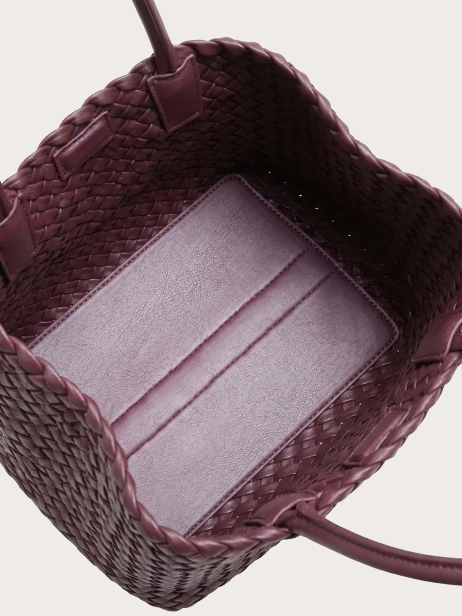 Lily Braided - Deep Burgundy