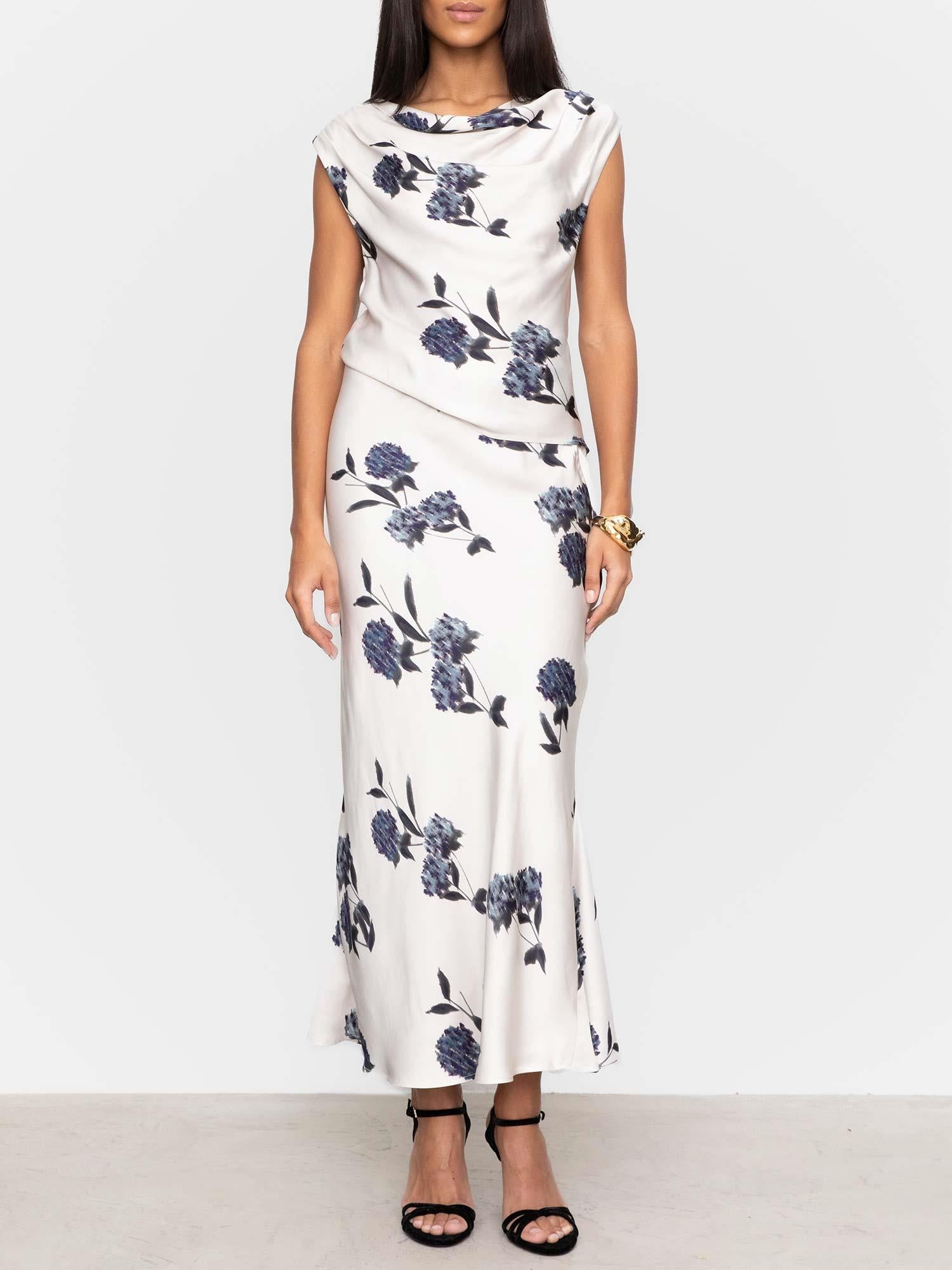 Hyro Skirt - Cream Hydra Print