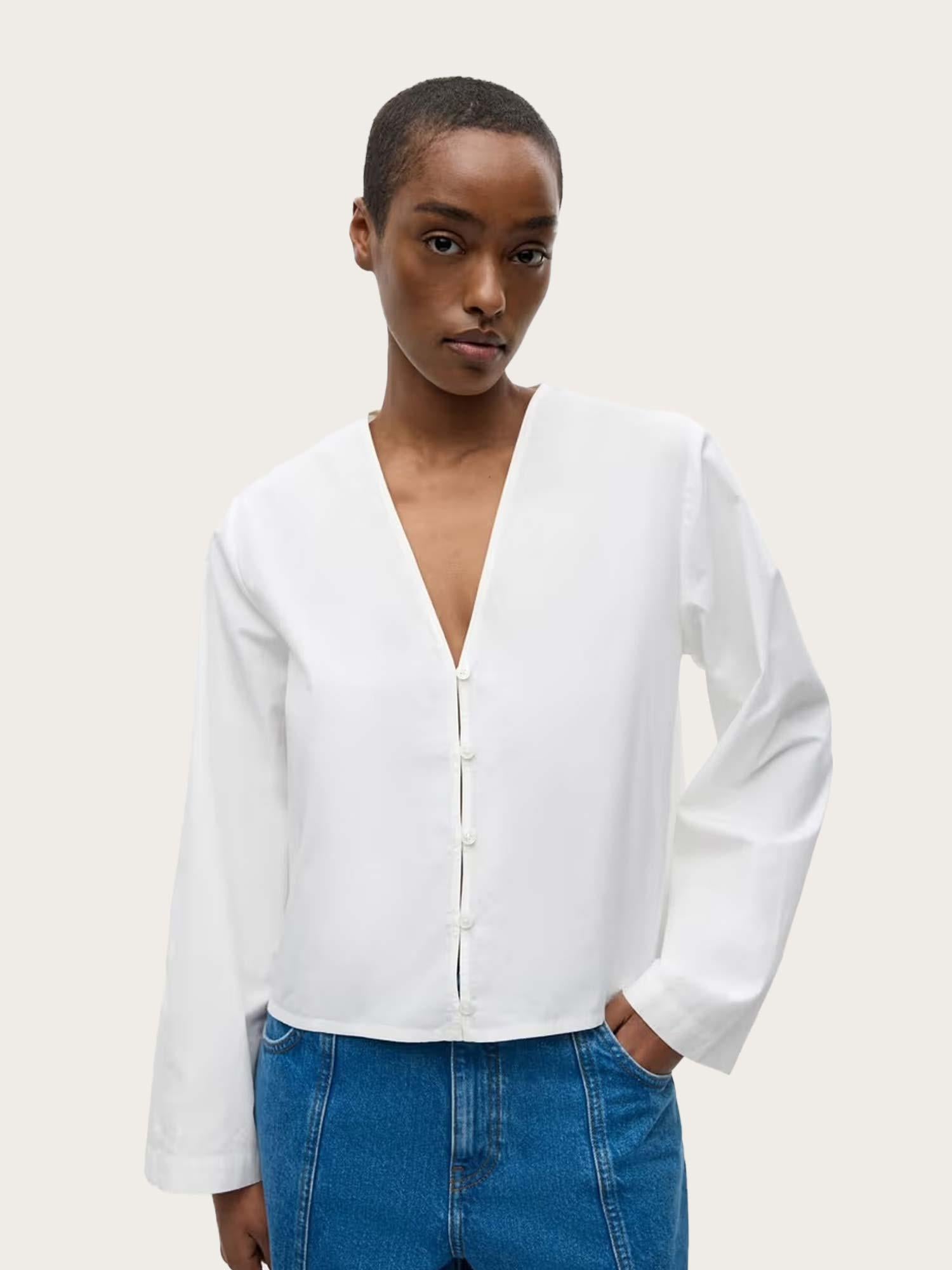 Enbail ls Shirt - Bright White