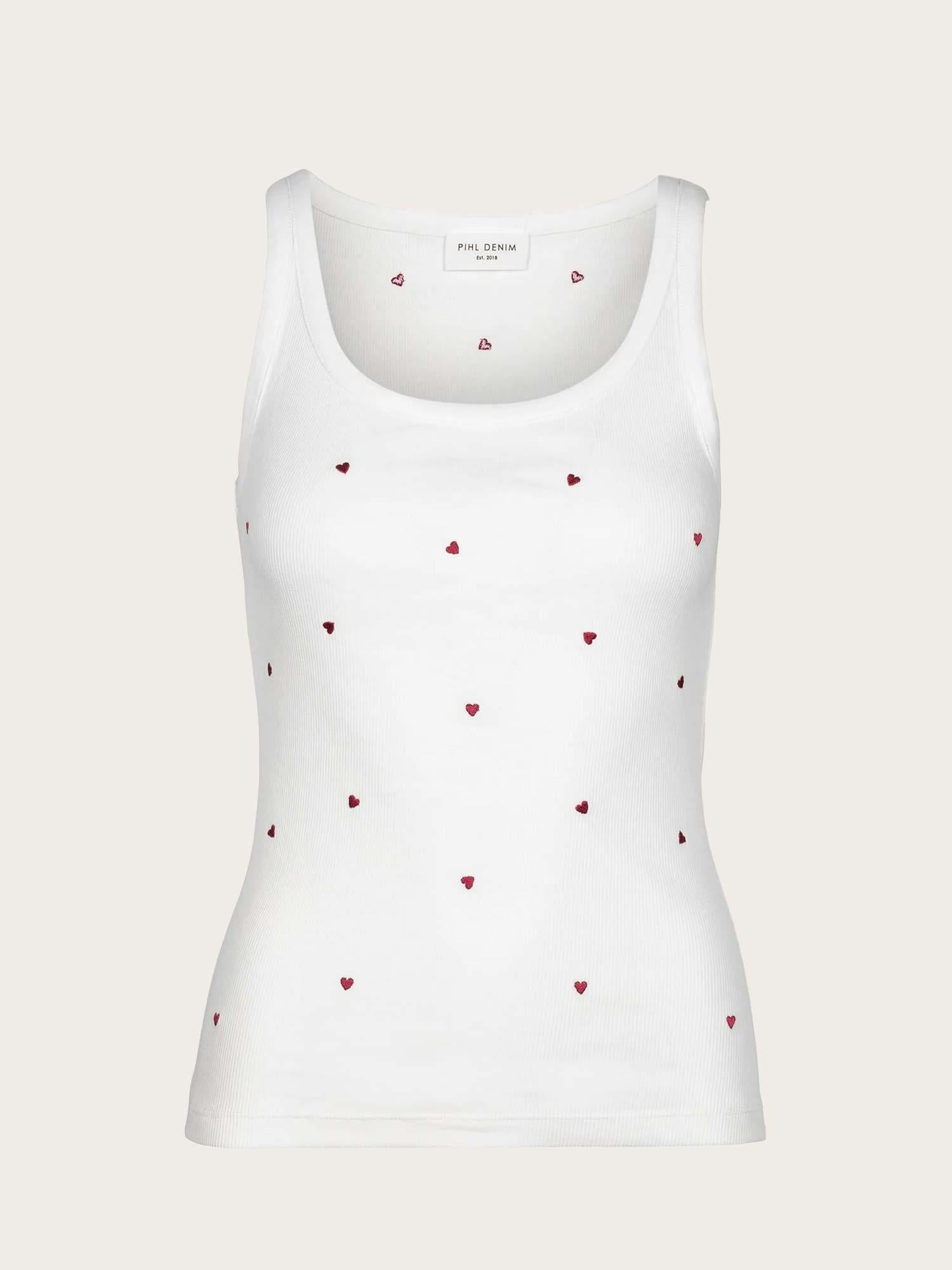 Pam Rib Singlet - Berry