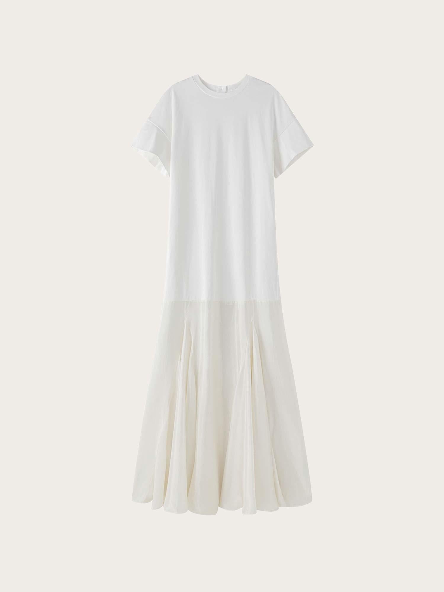 Irene Oversized Flared Dress - Ivory