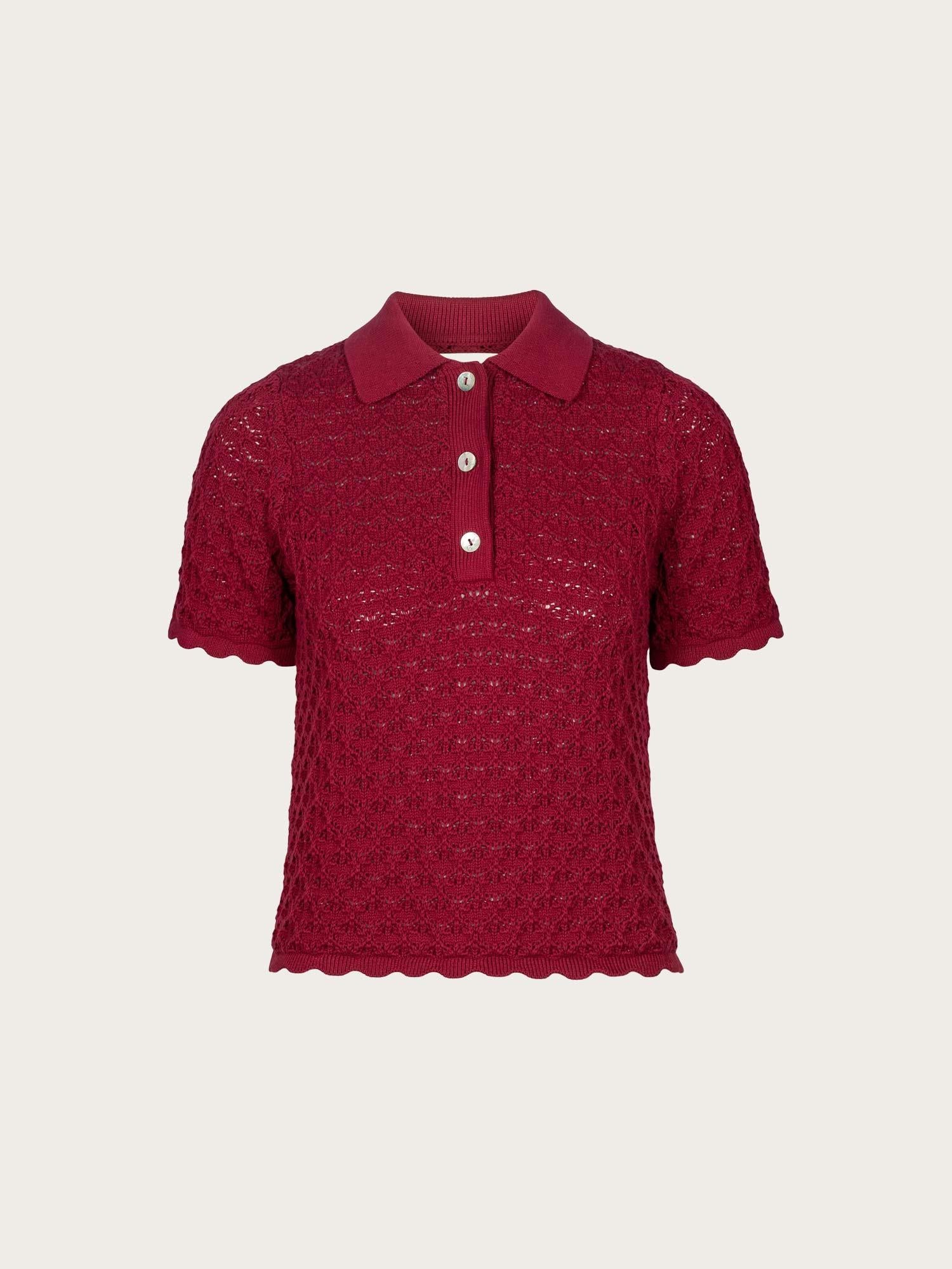 Gwen Knit Tee - Berry