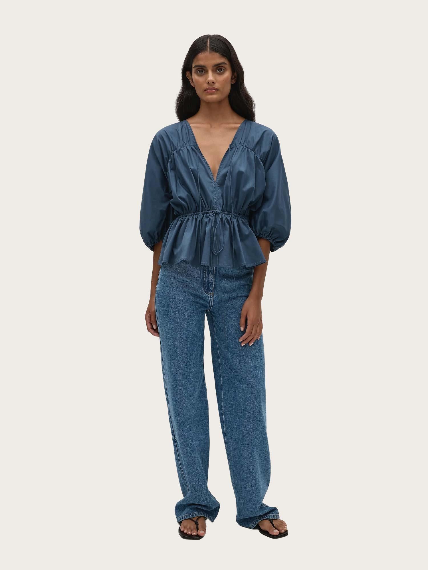 Sigrid Top - Vintage Navy