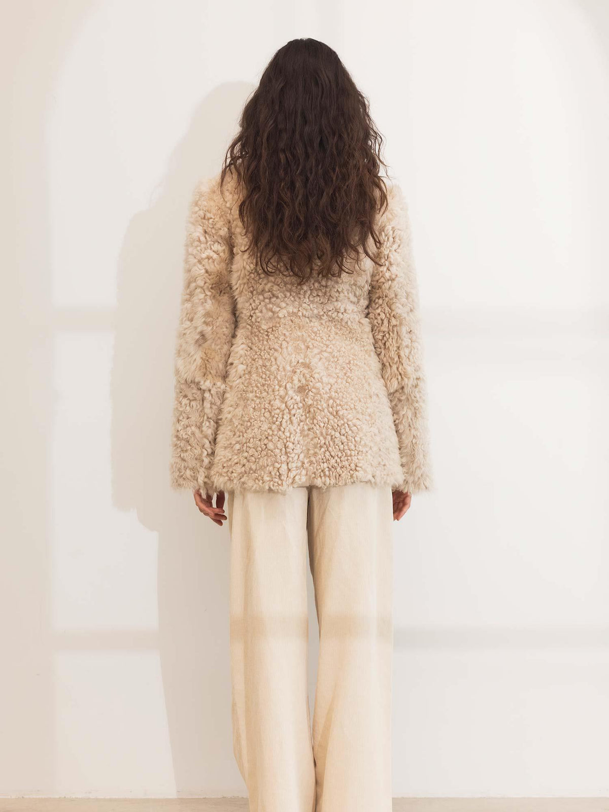 Freya Shearling Jacket - Cream