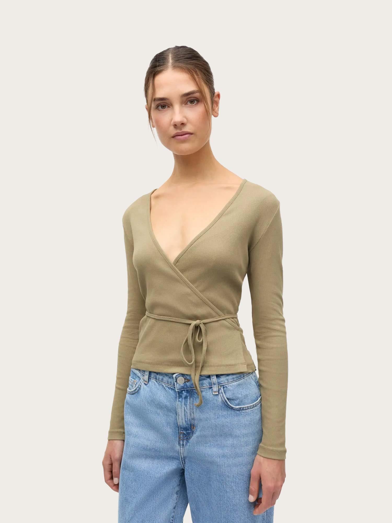 Enally LS V-N Tee - Mermaid