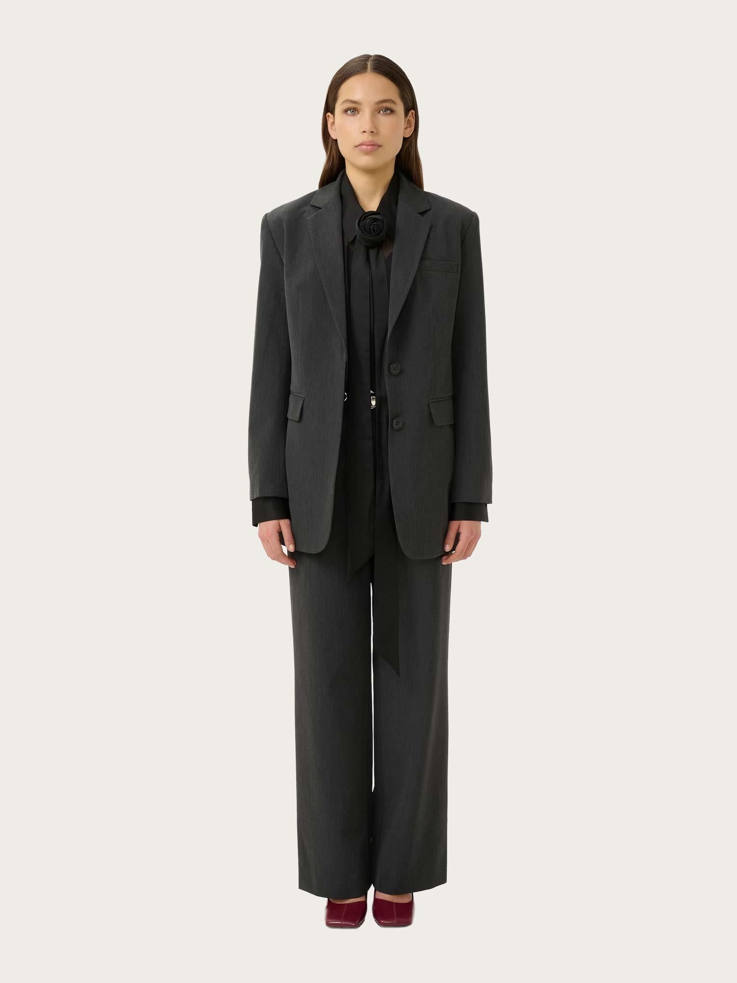 Erle Blazer - Dark Grey Melange
