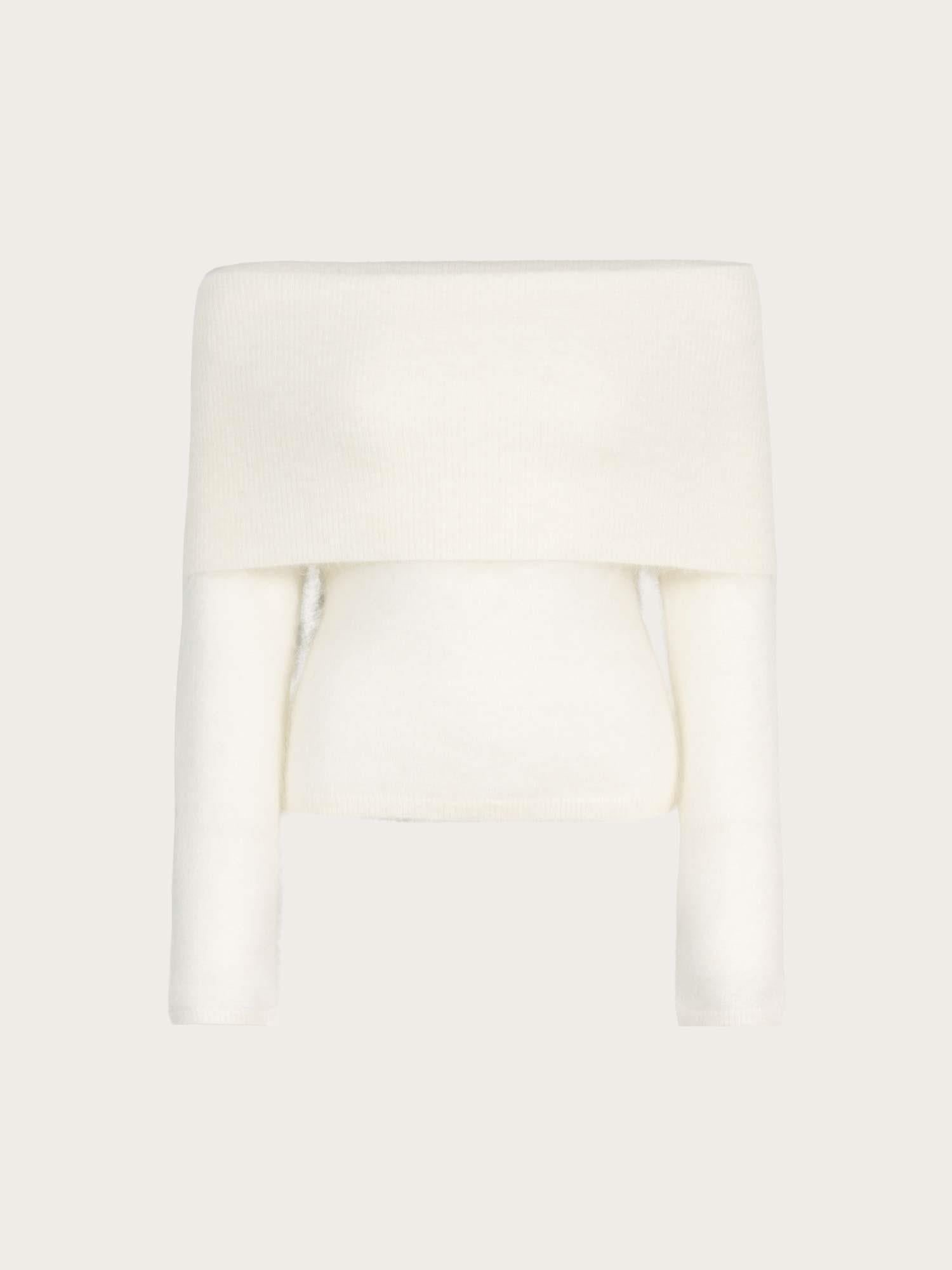 Eliette Off-Shoulder Knit - Cream