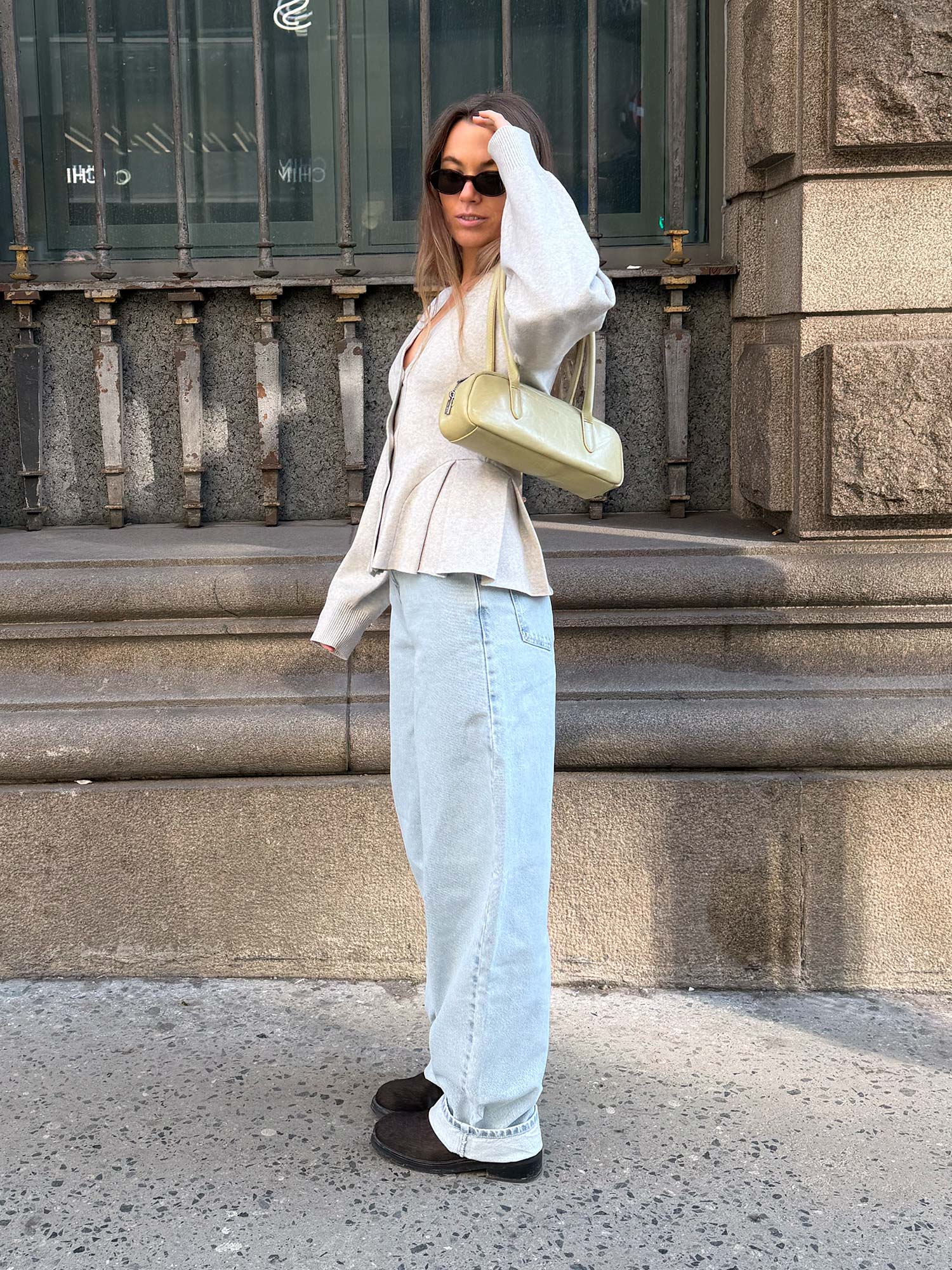 Parwana HW Barrel Jeans - Vintage Light Denim