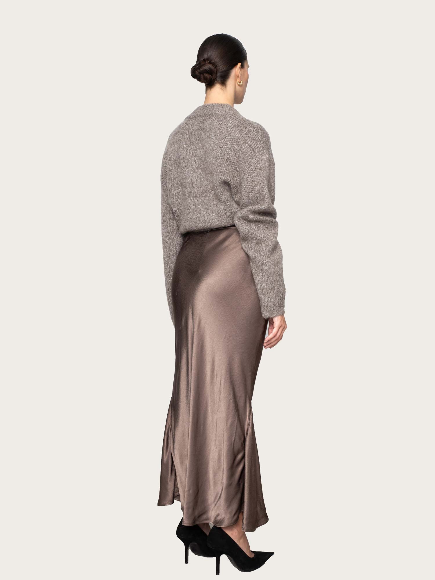 Hyro Skirt - Dark Taupe