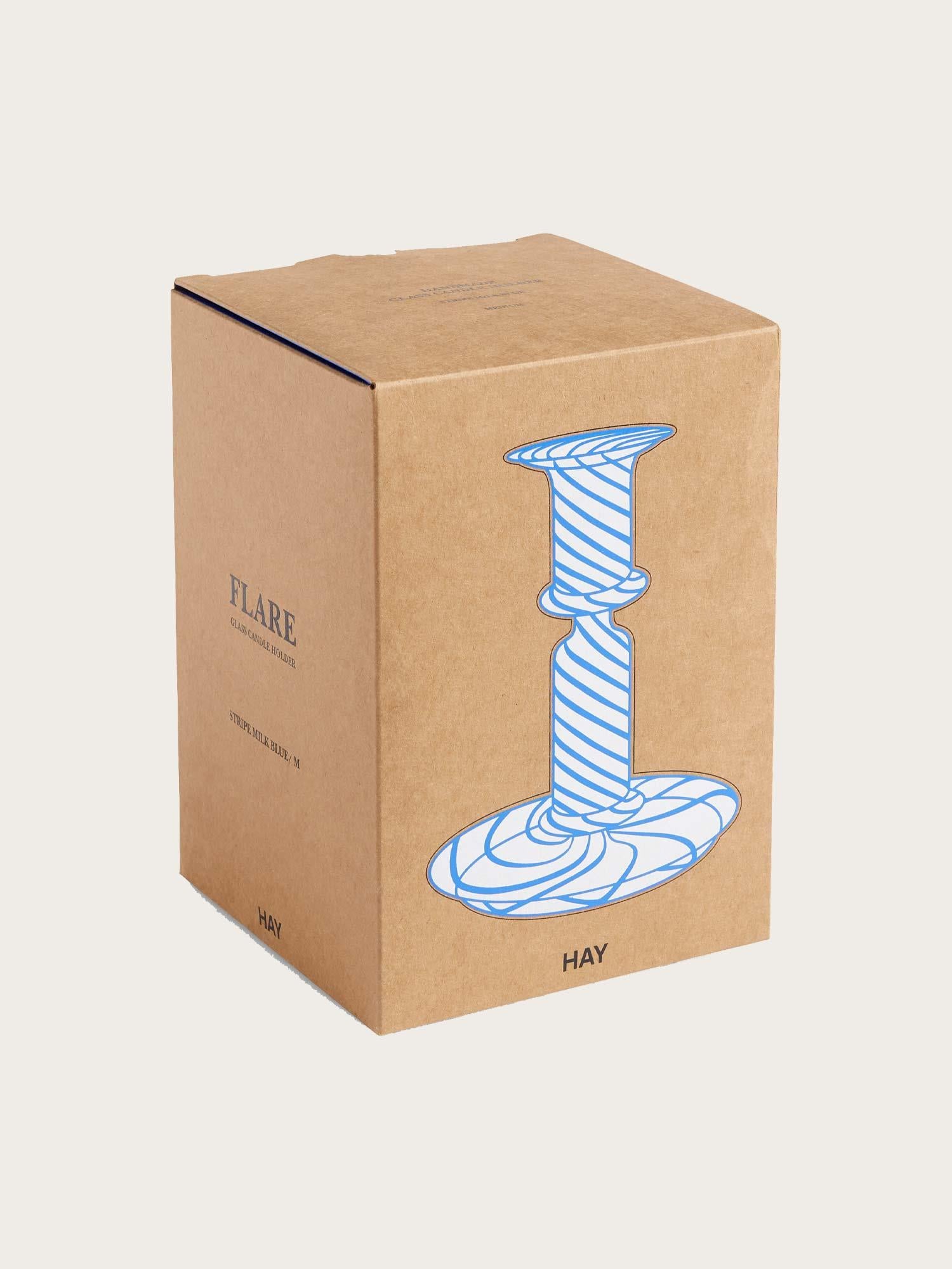 Flare Stripe Medium - Milk/Blue