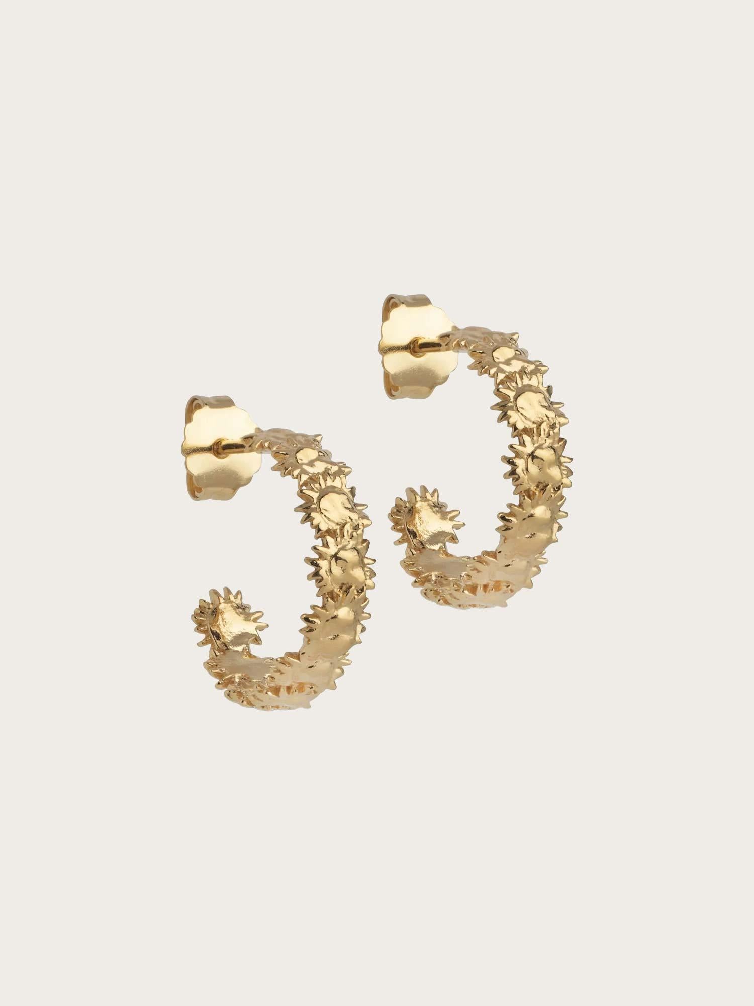 Hoops Sunshine Wreath - Gold
