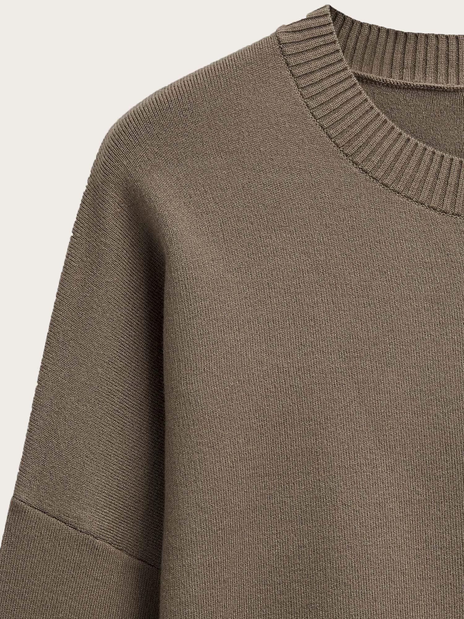 Serge Roundneck Sweater - Taupe