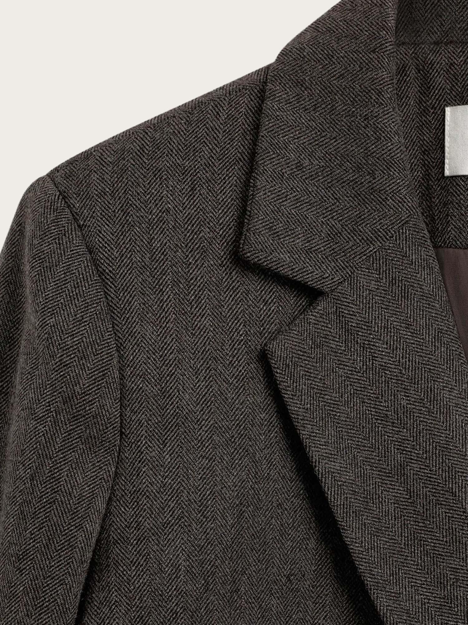 Gaia Strctured Blazer - Espresso