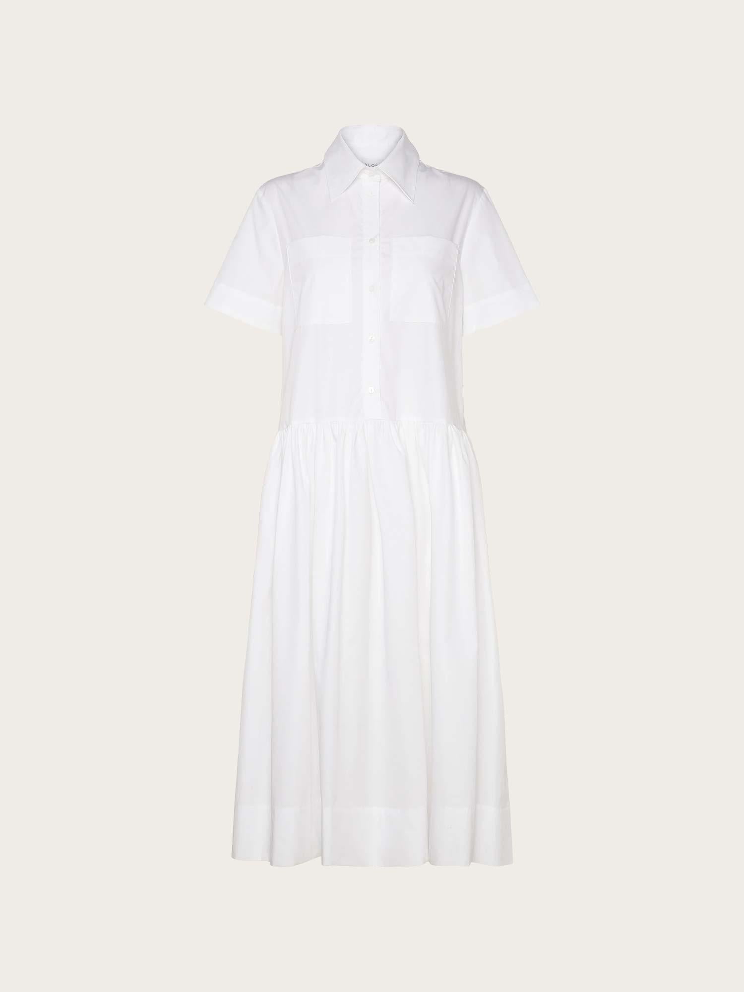 Bay White Midi Dress