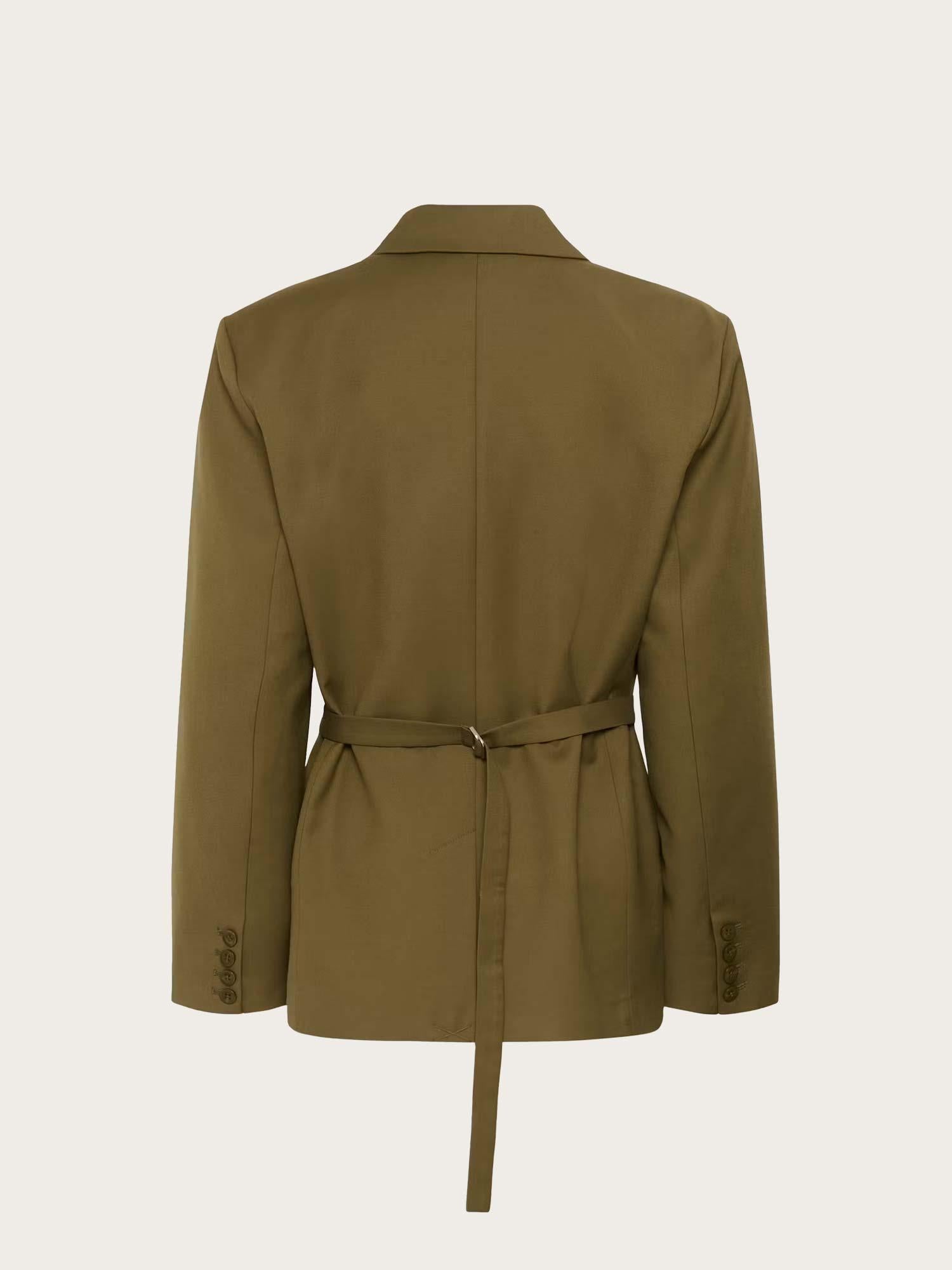 Olivia Blazer - Military Olive