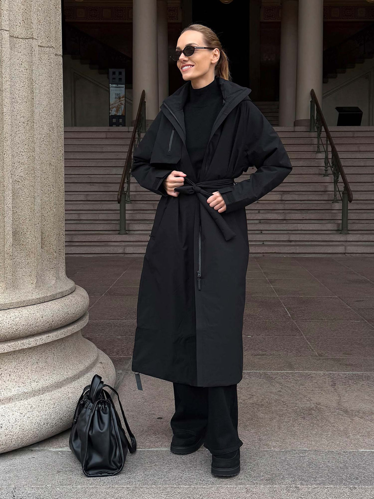 Åse Insulated Coat - Black