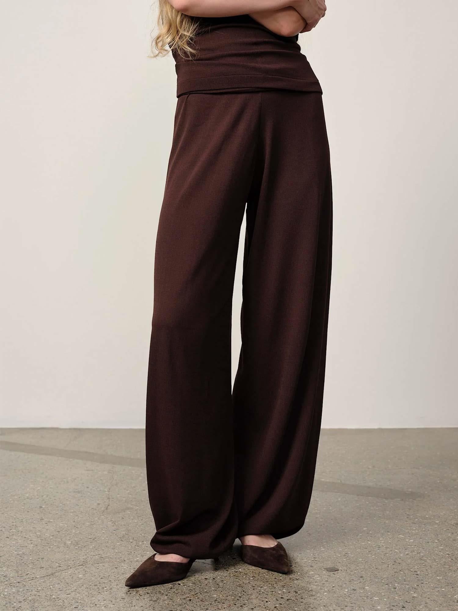 Clark Knit Pants - Coffee