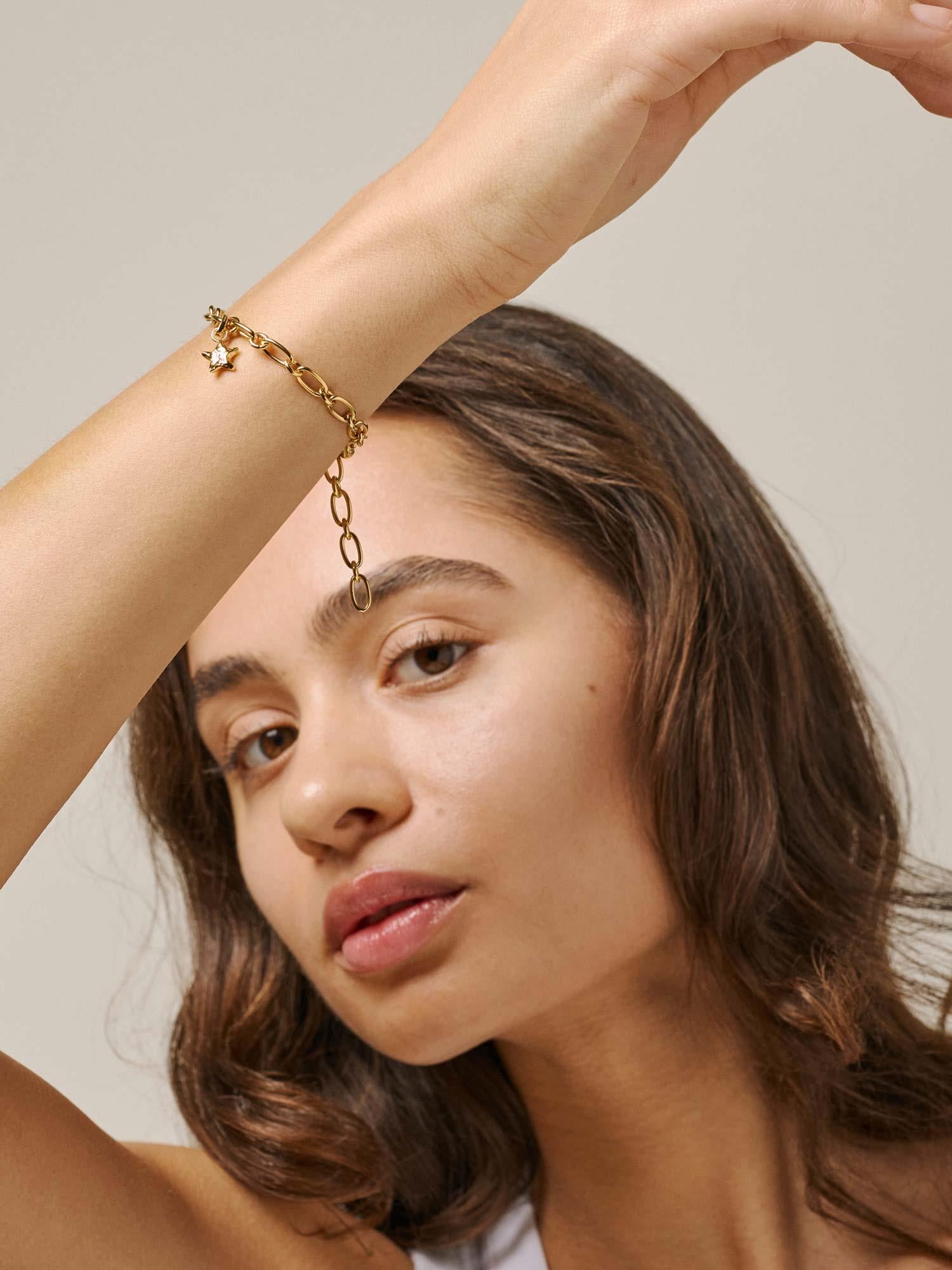 Bracelet Medium Charm - Gold