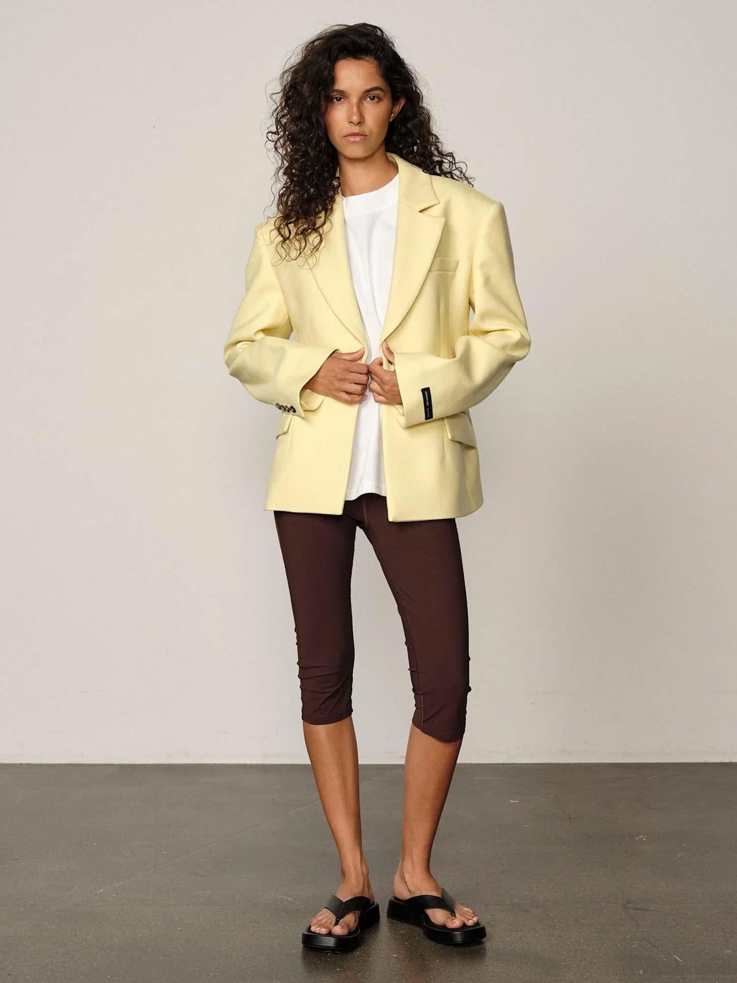 Shelia Fitted Blazer - Citrine