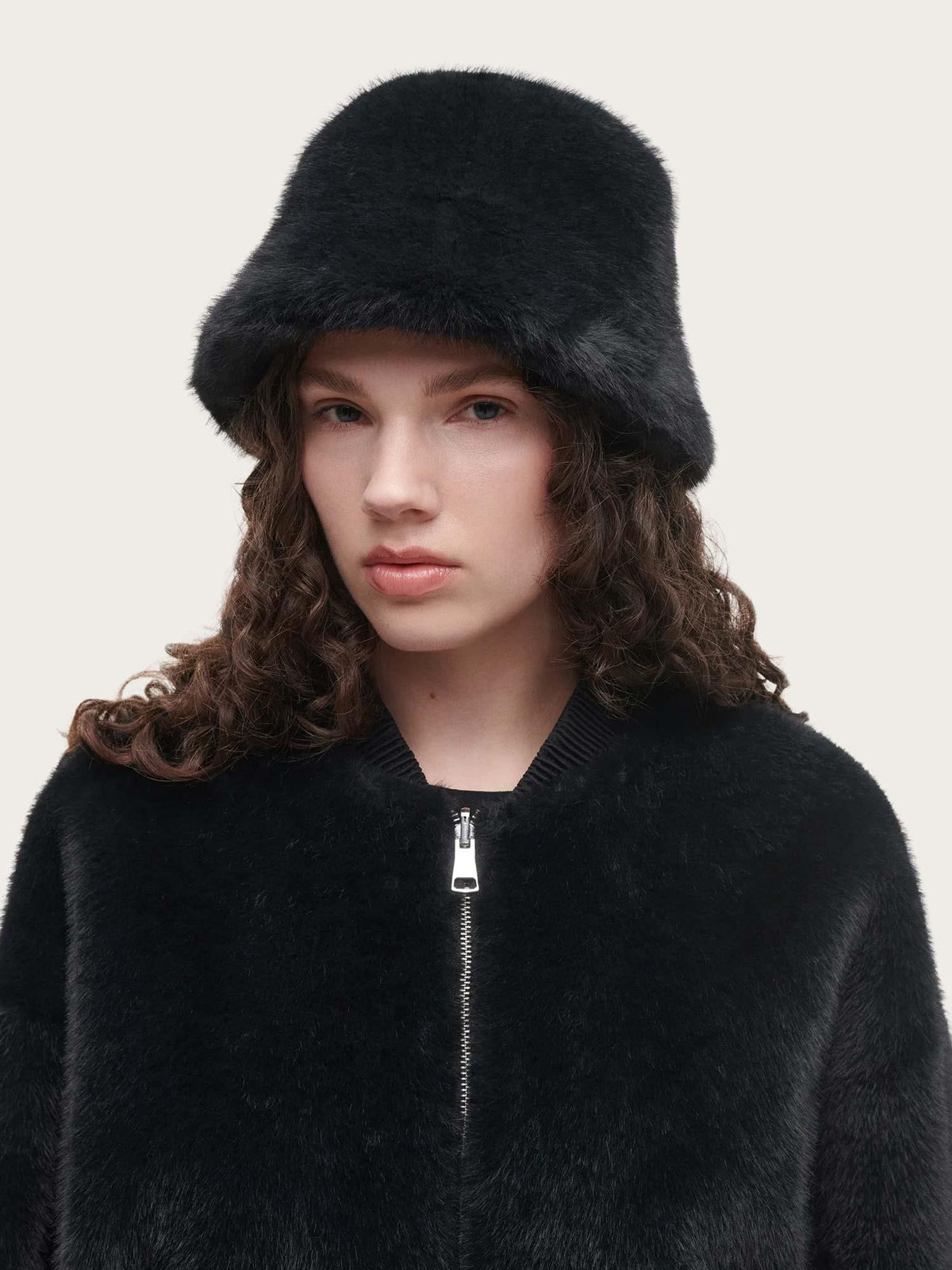 Beau Faux Mink - D. Grey