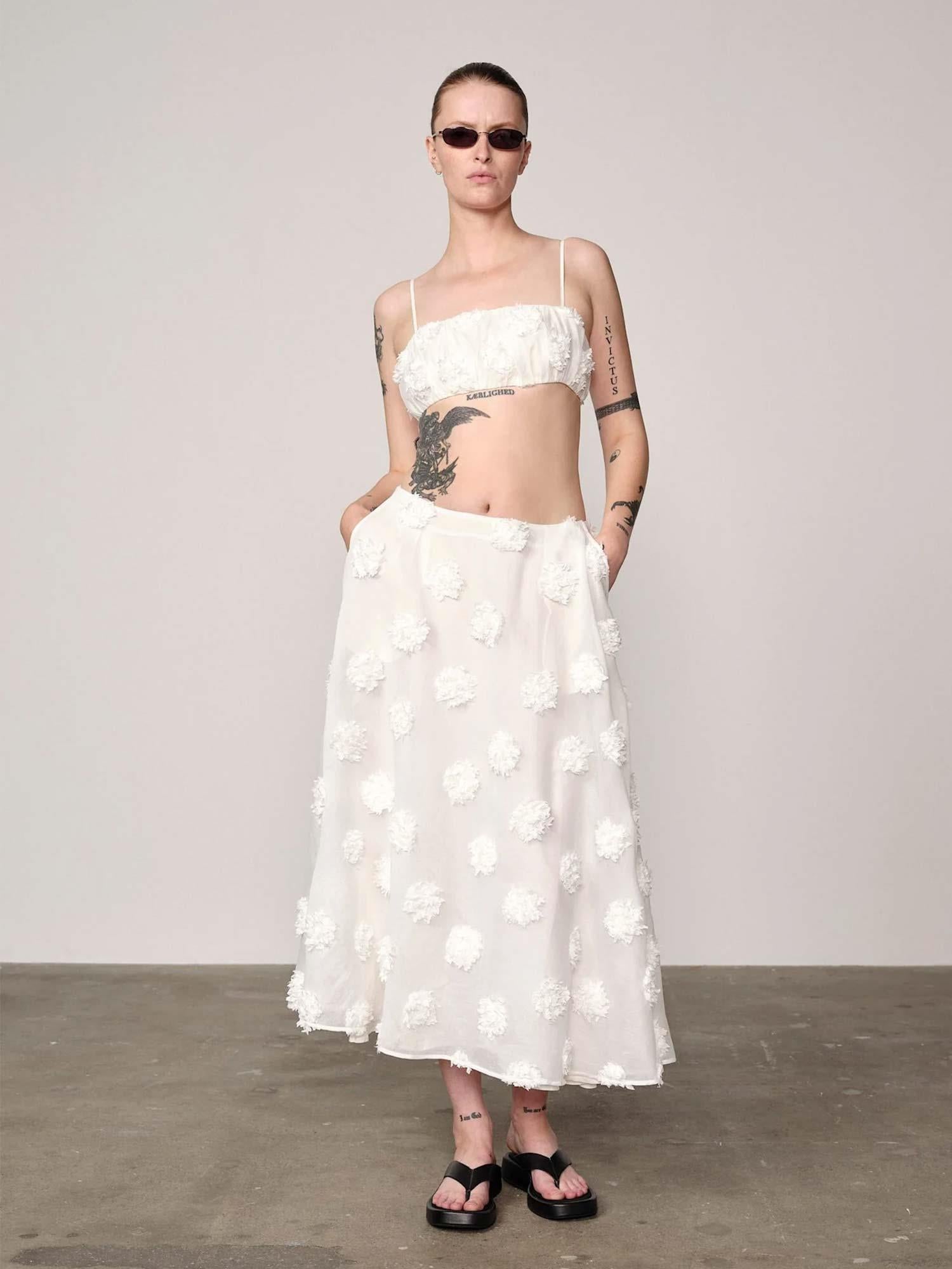 William Skirt - White