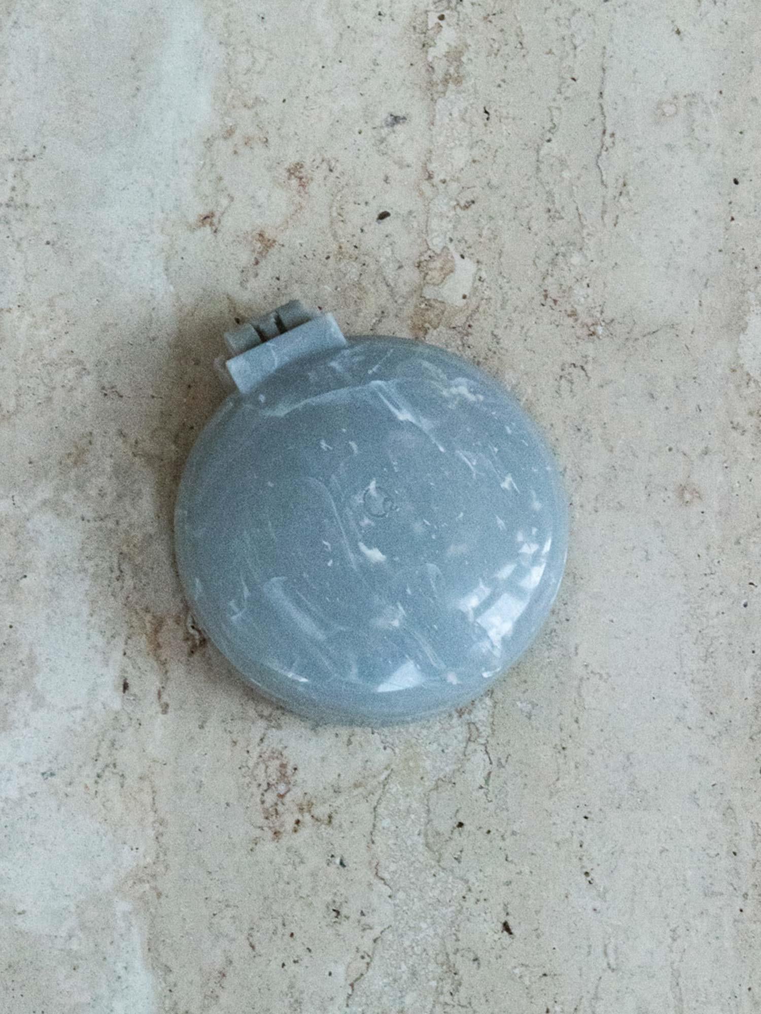 Brush With Mirror - Dusty Blue