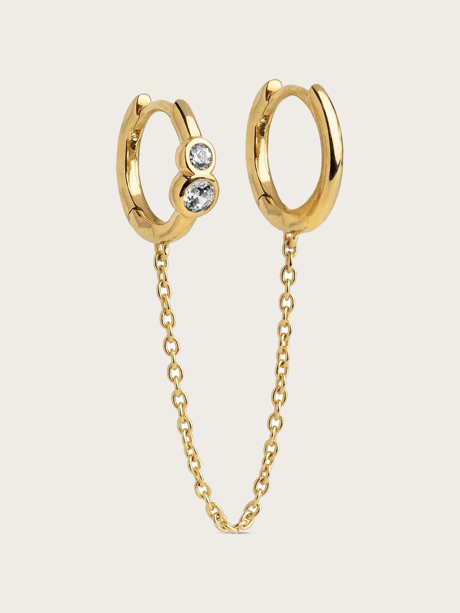 Hoops Nova Chain One Piece - White Cz