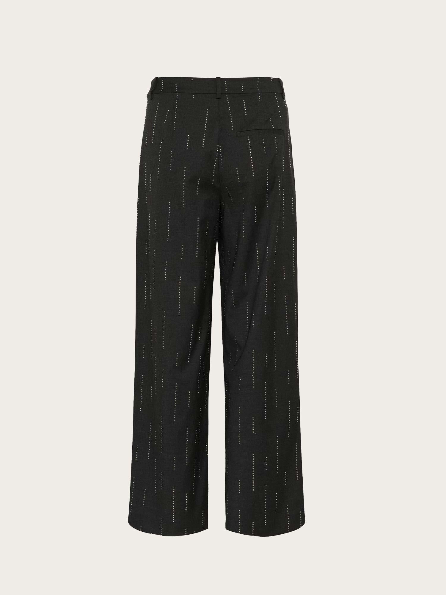 Adira MW Pants - Dark Grey Melange