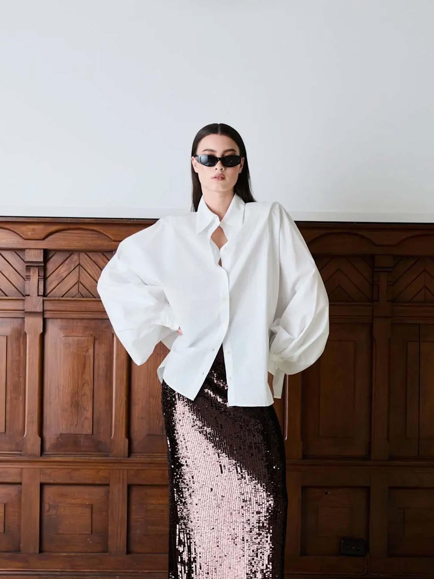 Muse Poplin Shirt - White