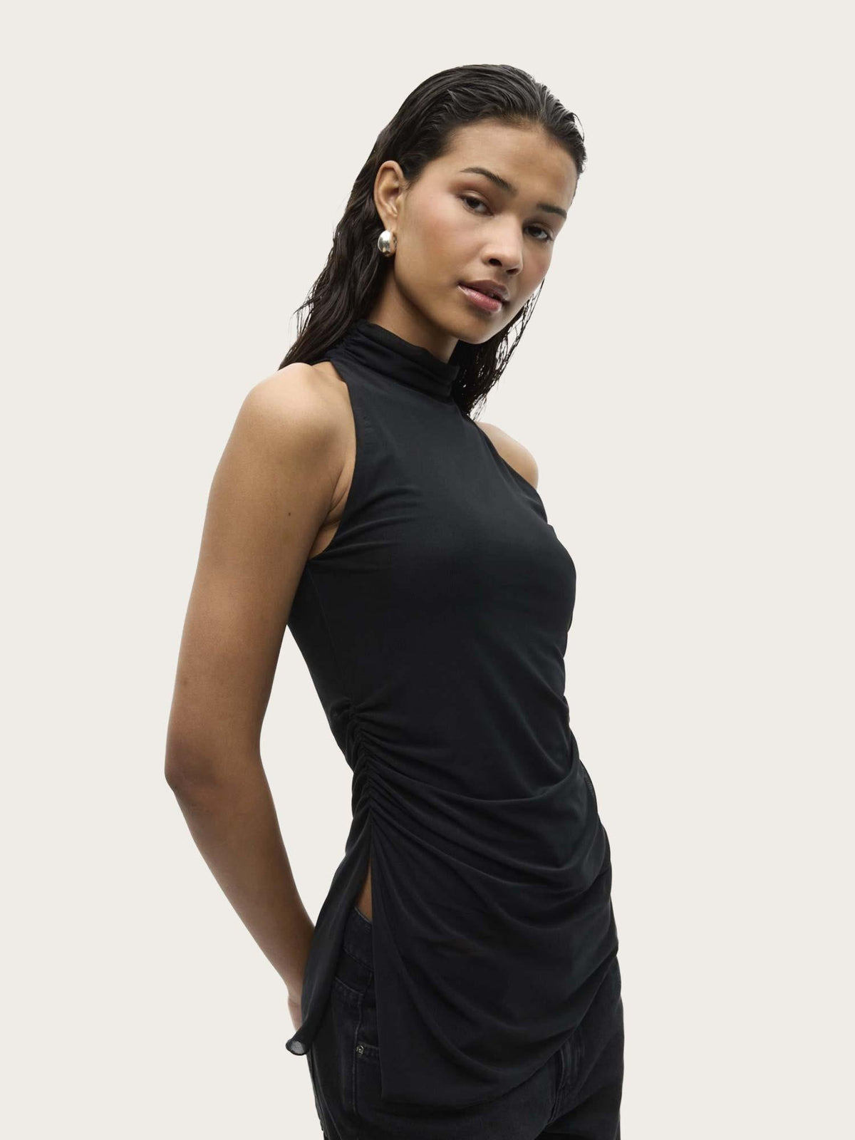 Enyelena T-N Top - Black