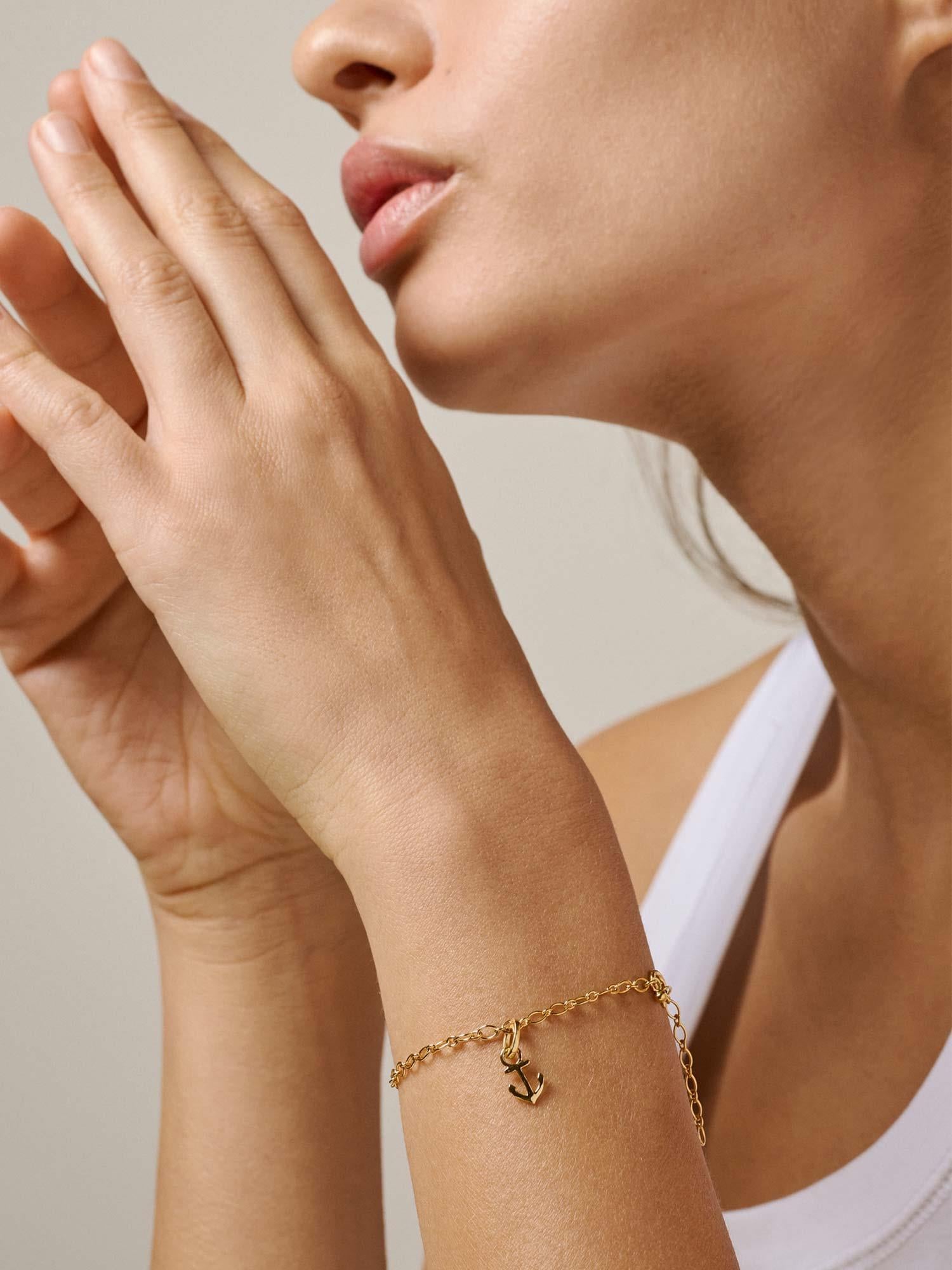 Charm Steady Anchor - Gold