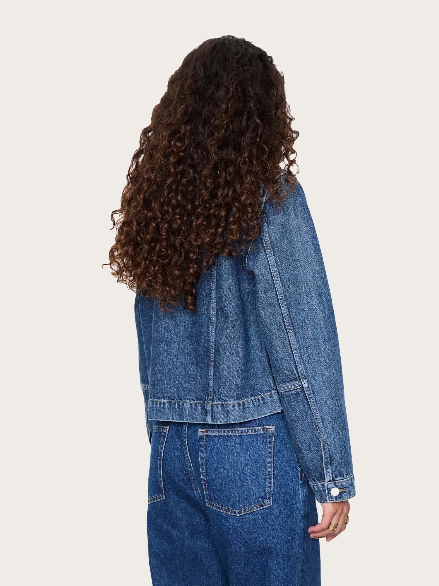 Jules Denim Jacket - Washed Dark Blue
