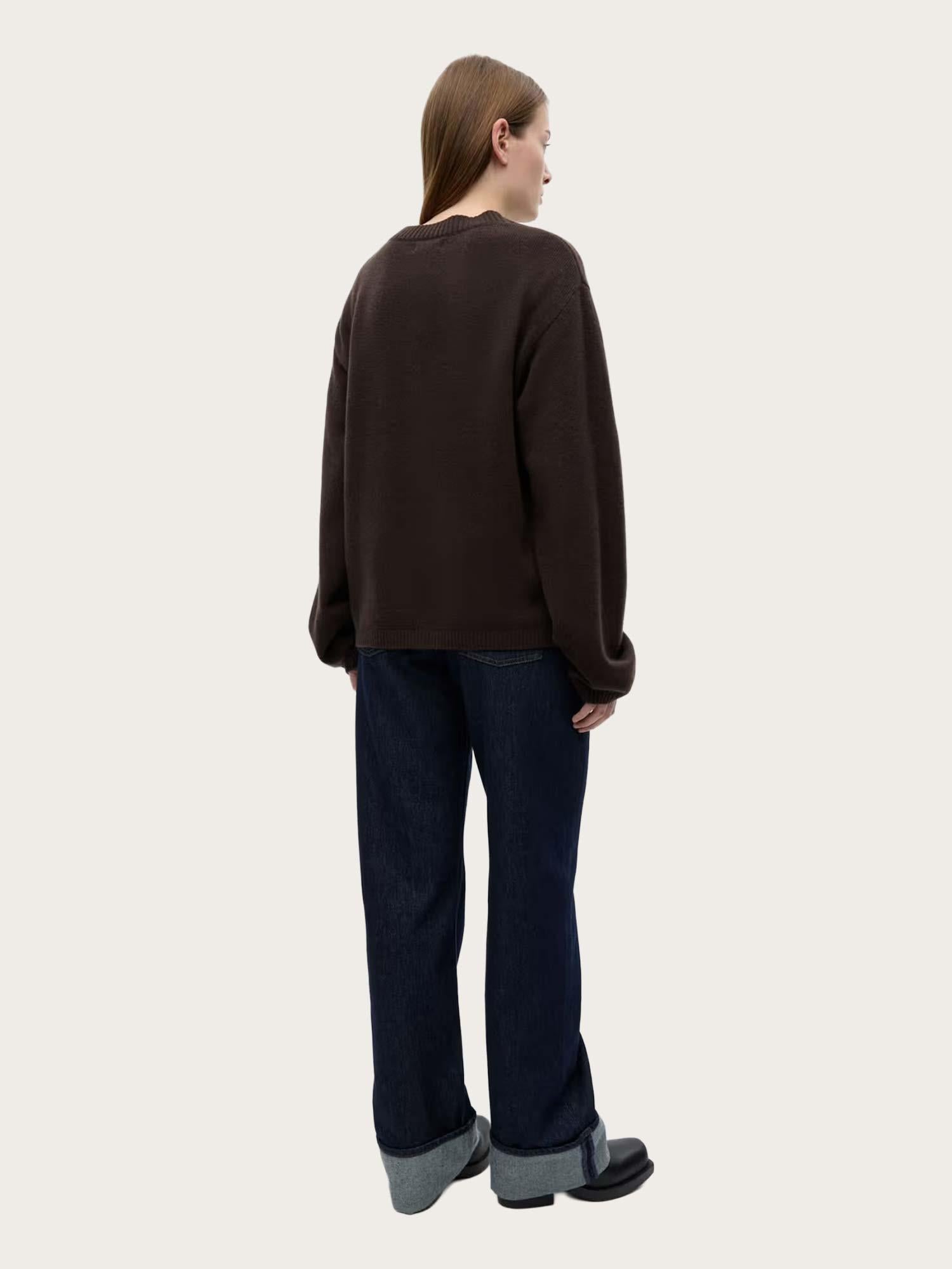 Enelise ls Cardigan - Chocolate Torte