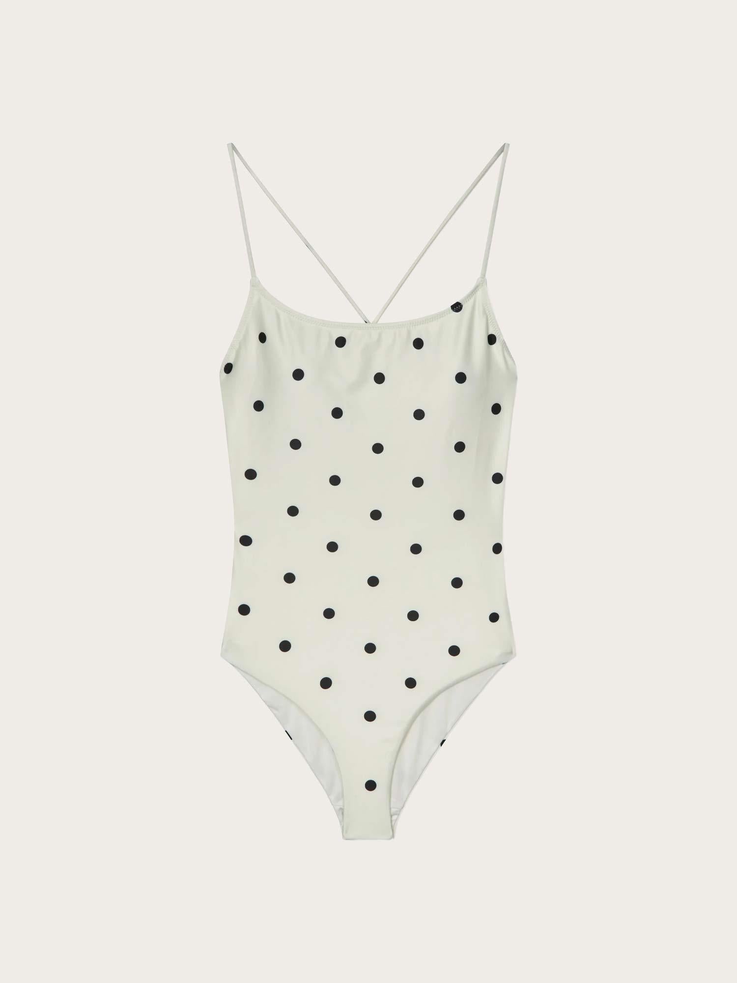 Splash Salena Swimsuit - Dot AOP/Black