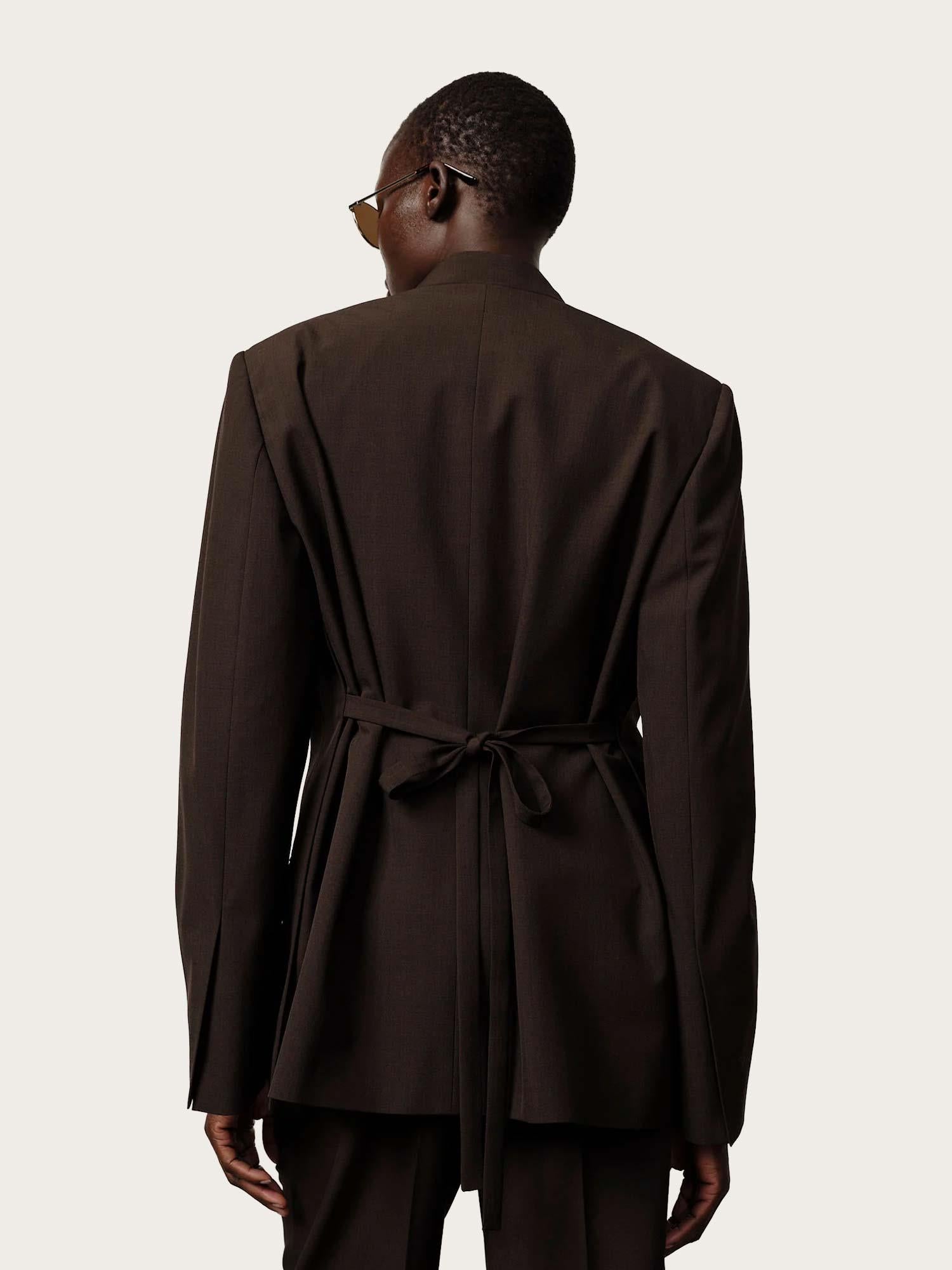 Clarissa Regular Fitted Blazer - Coffee Brown
