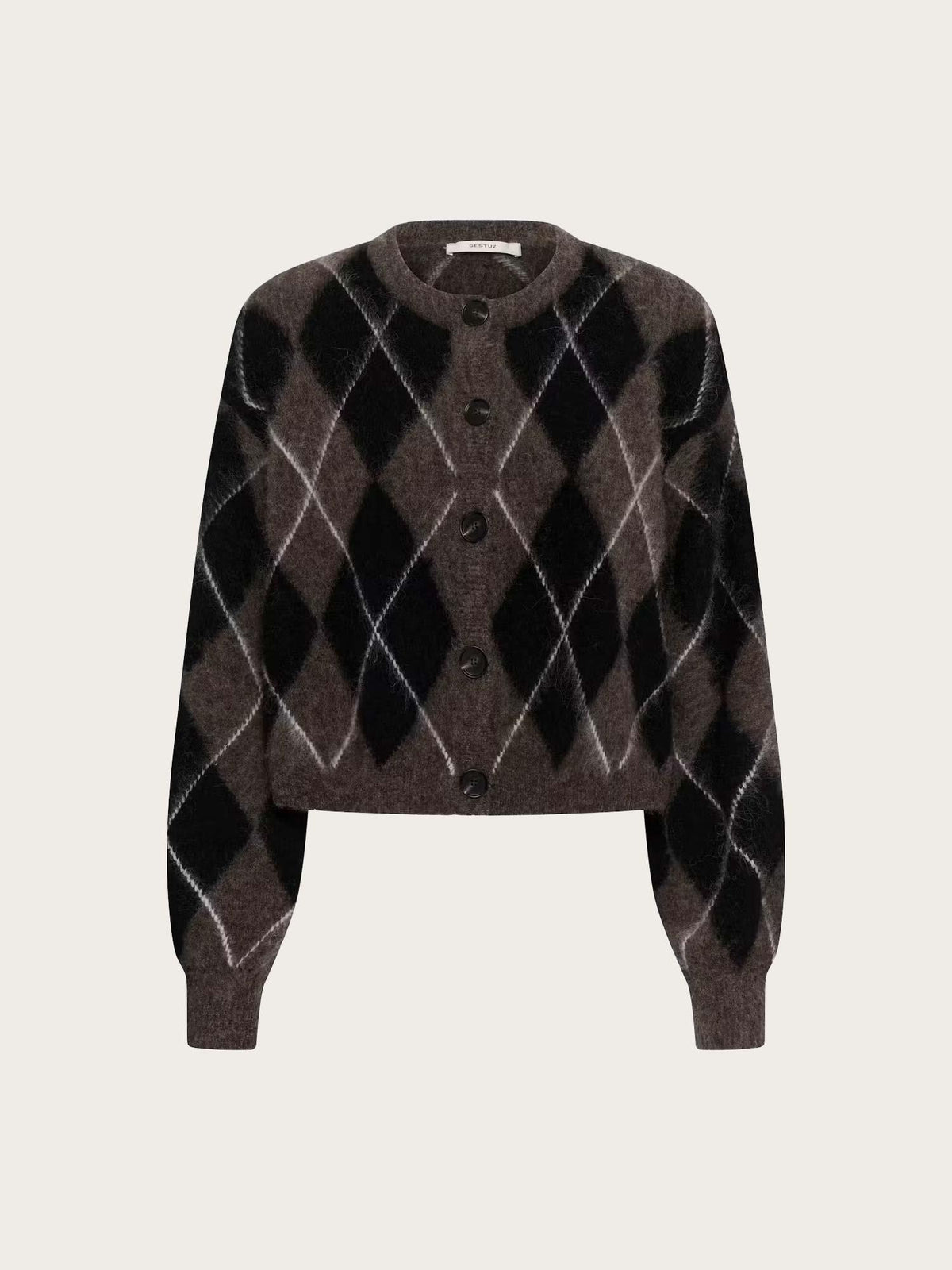 Sida Multi Cardigan - Black/Chestnut/L