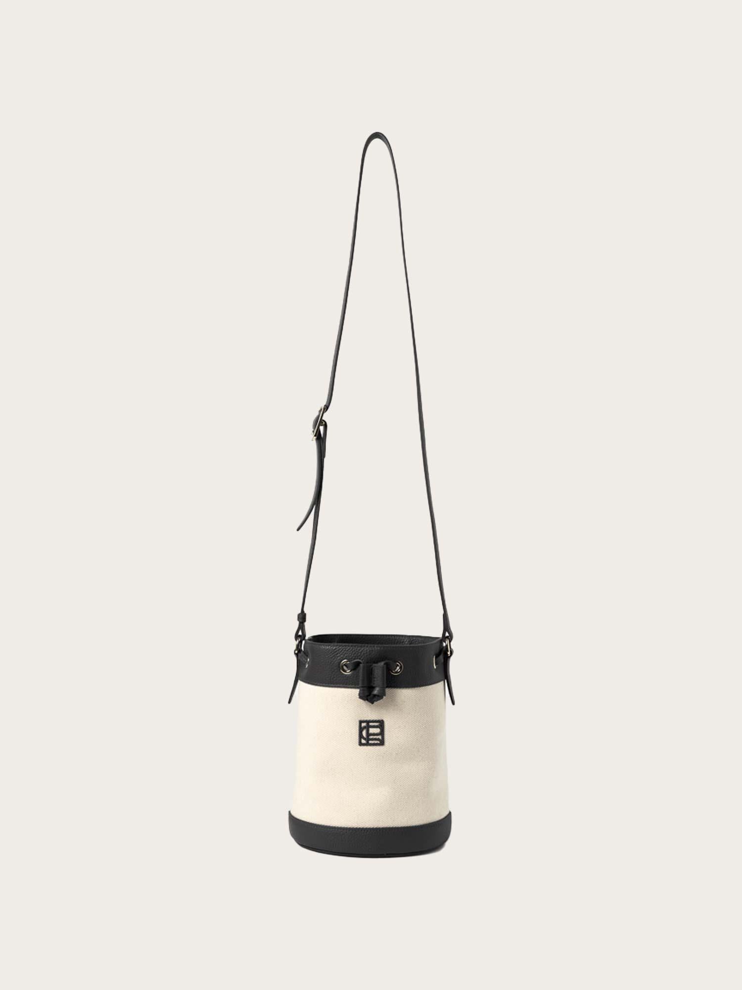 Canvas Bucket Bag - Black