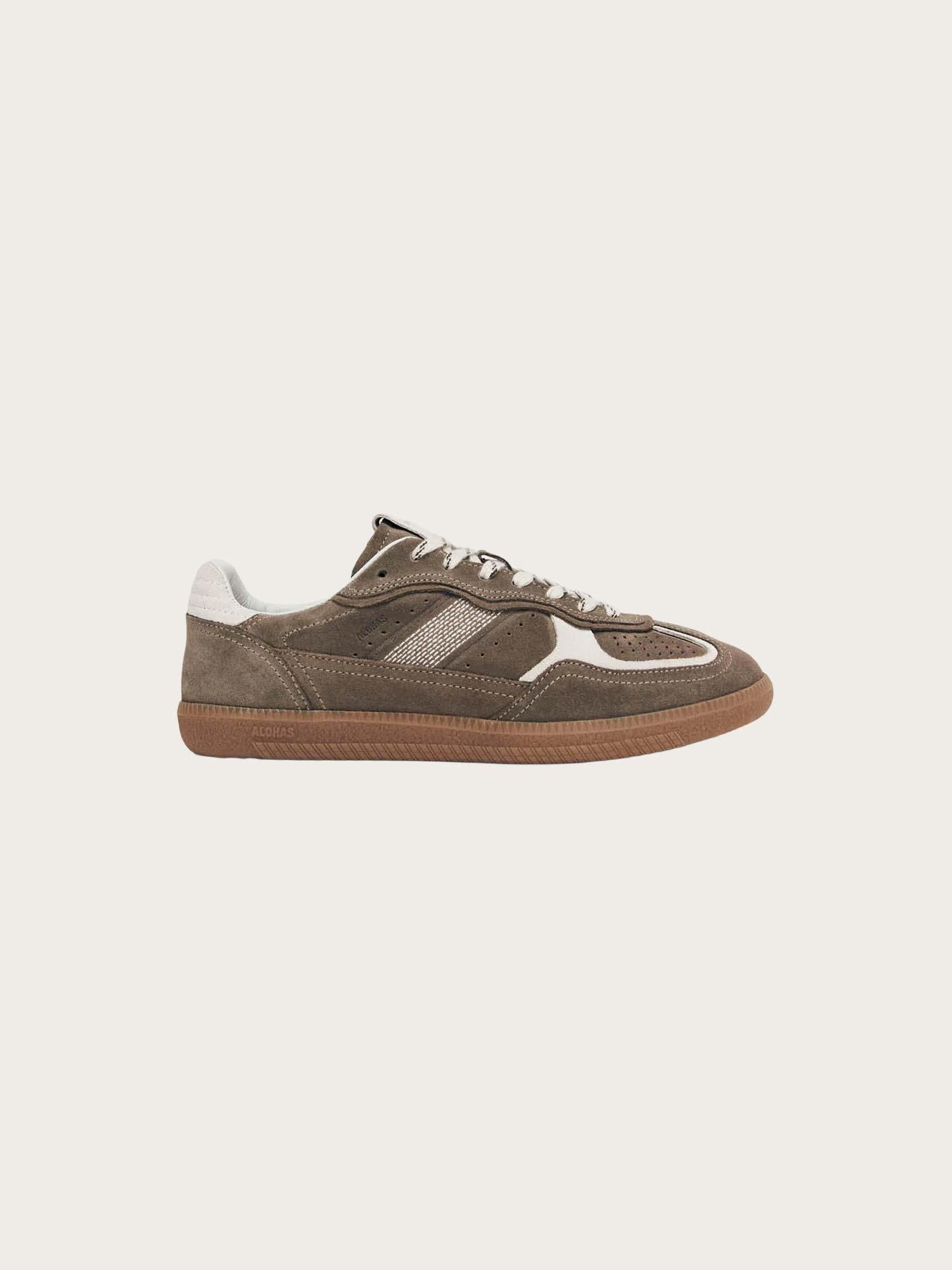 Tb. 490 Rife Taupe Leather Sneakers